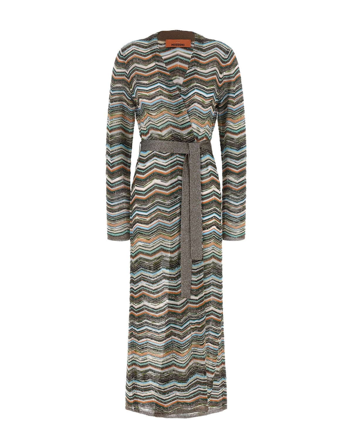 Missoni Chevron Lamé Cardigan
