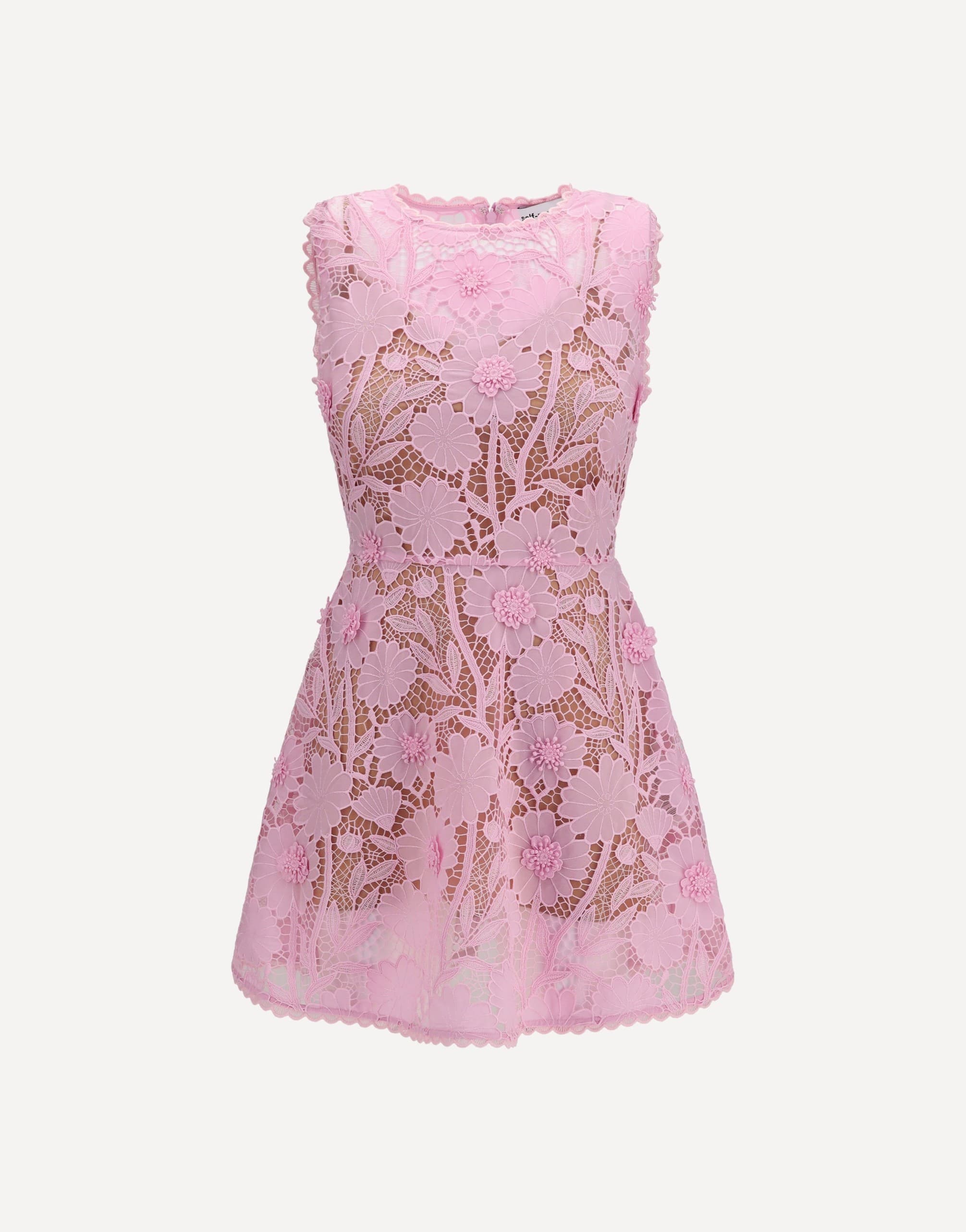 Self-Portrait Vestido Curto de Renda