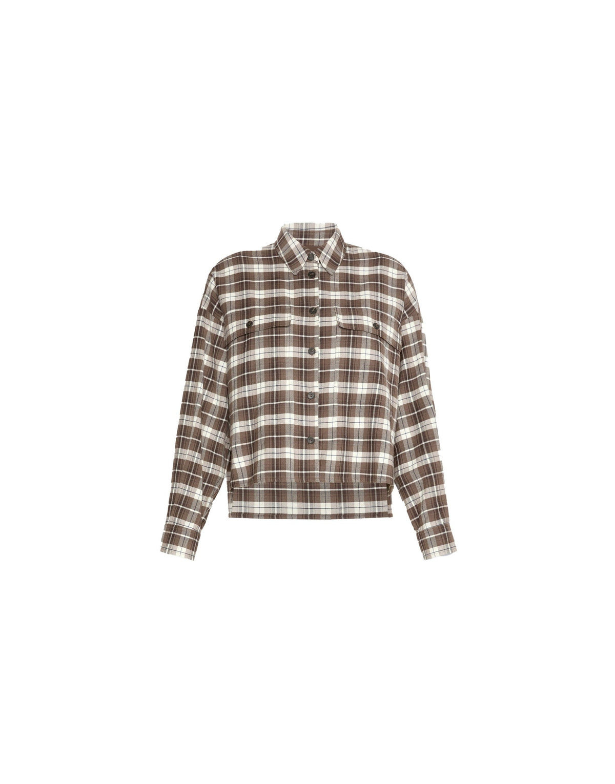 Max Mara Plaid Flannel Shirt