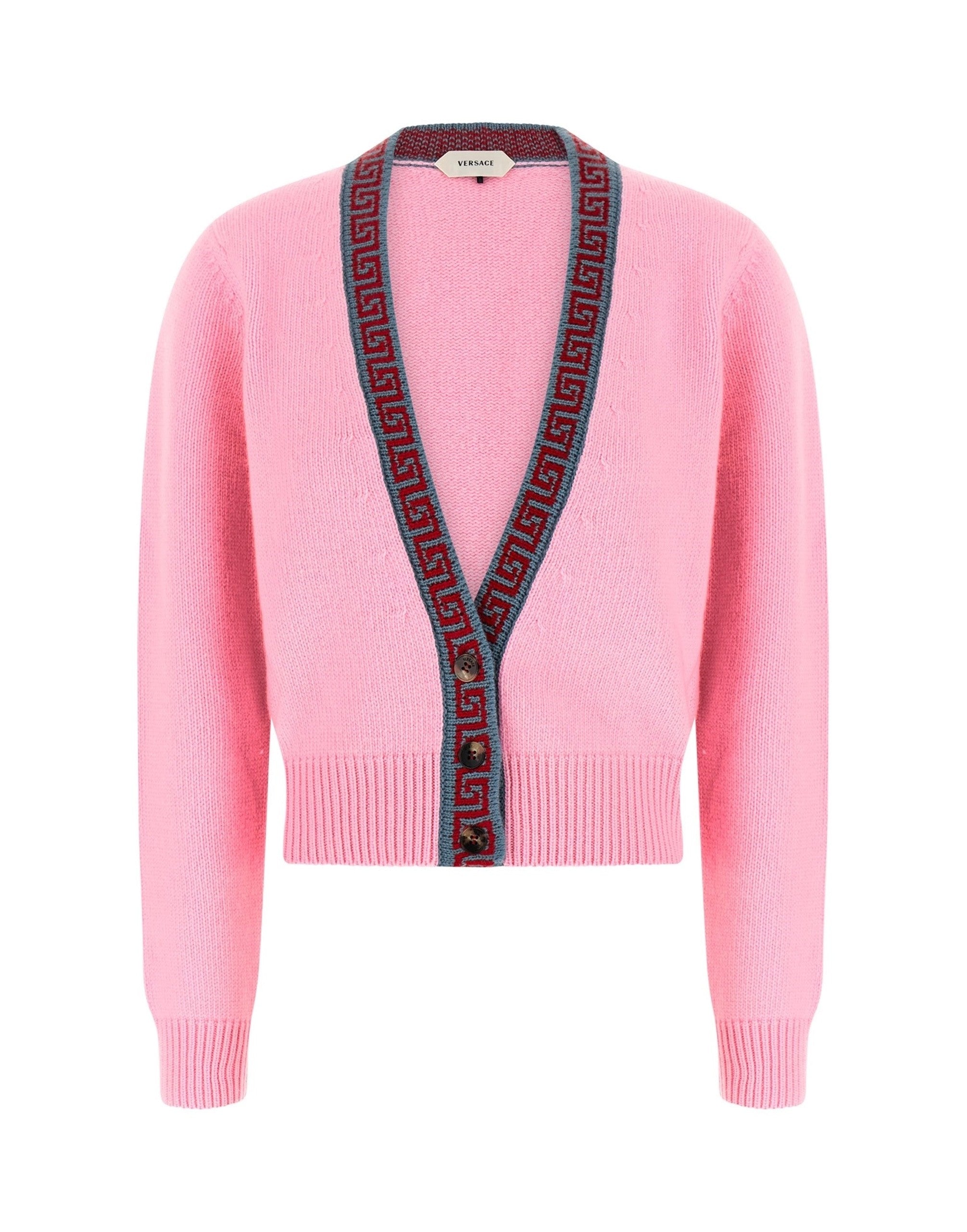 Versace Wool And Cashmere Cardigan