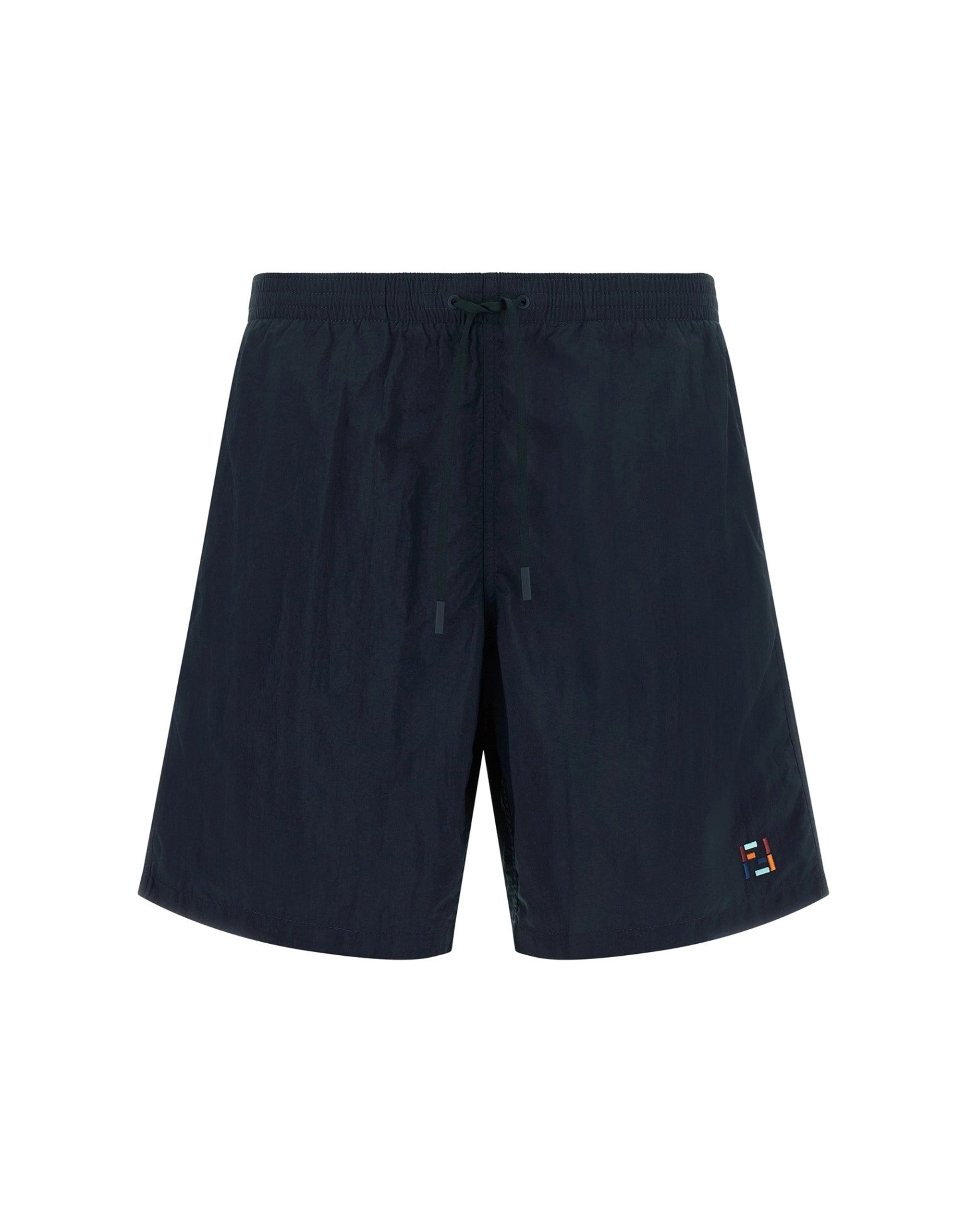 Fendi FF Stitching Nylon Beach Shorts