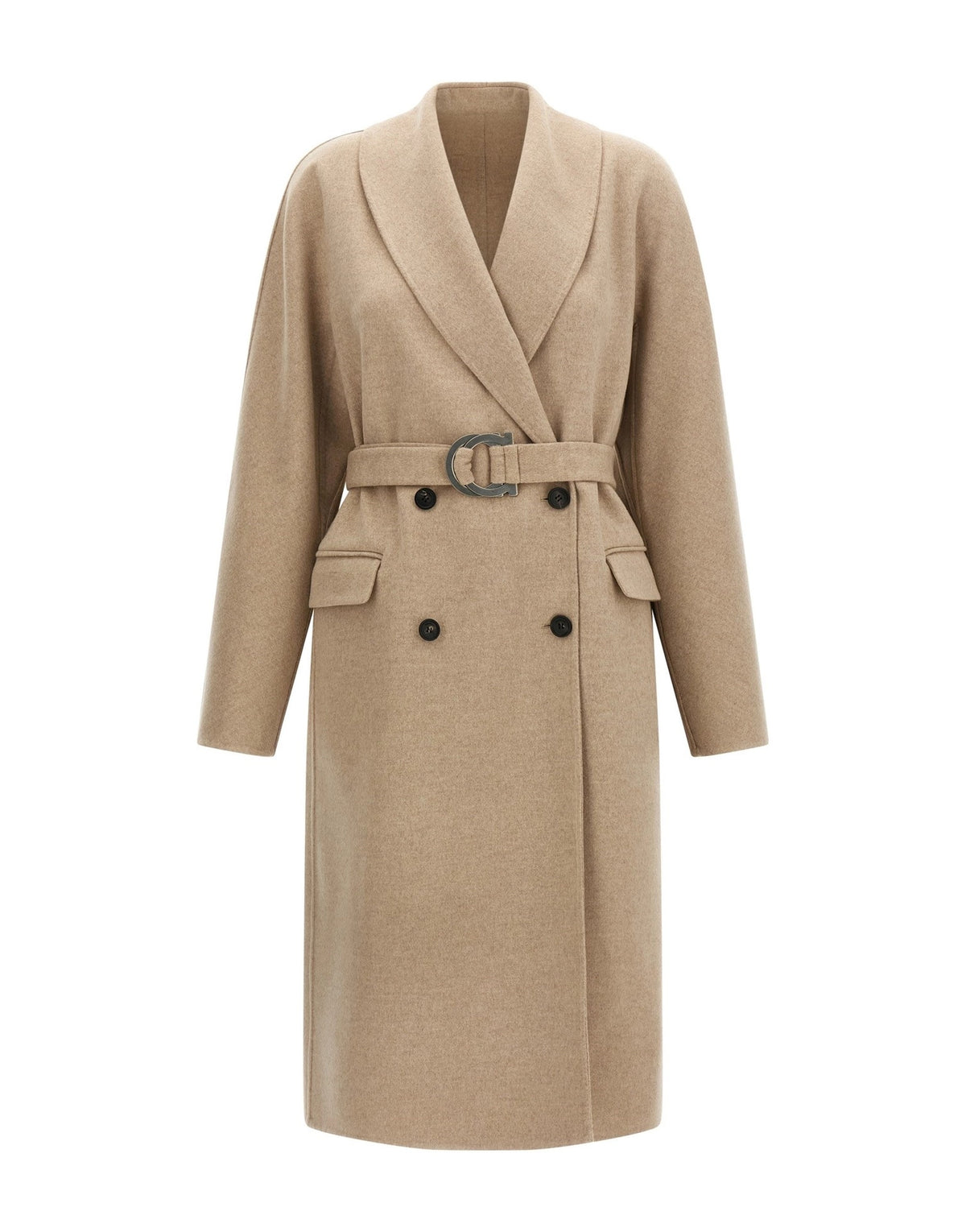 Ferragamo Chateau Double-Breasted Coat