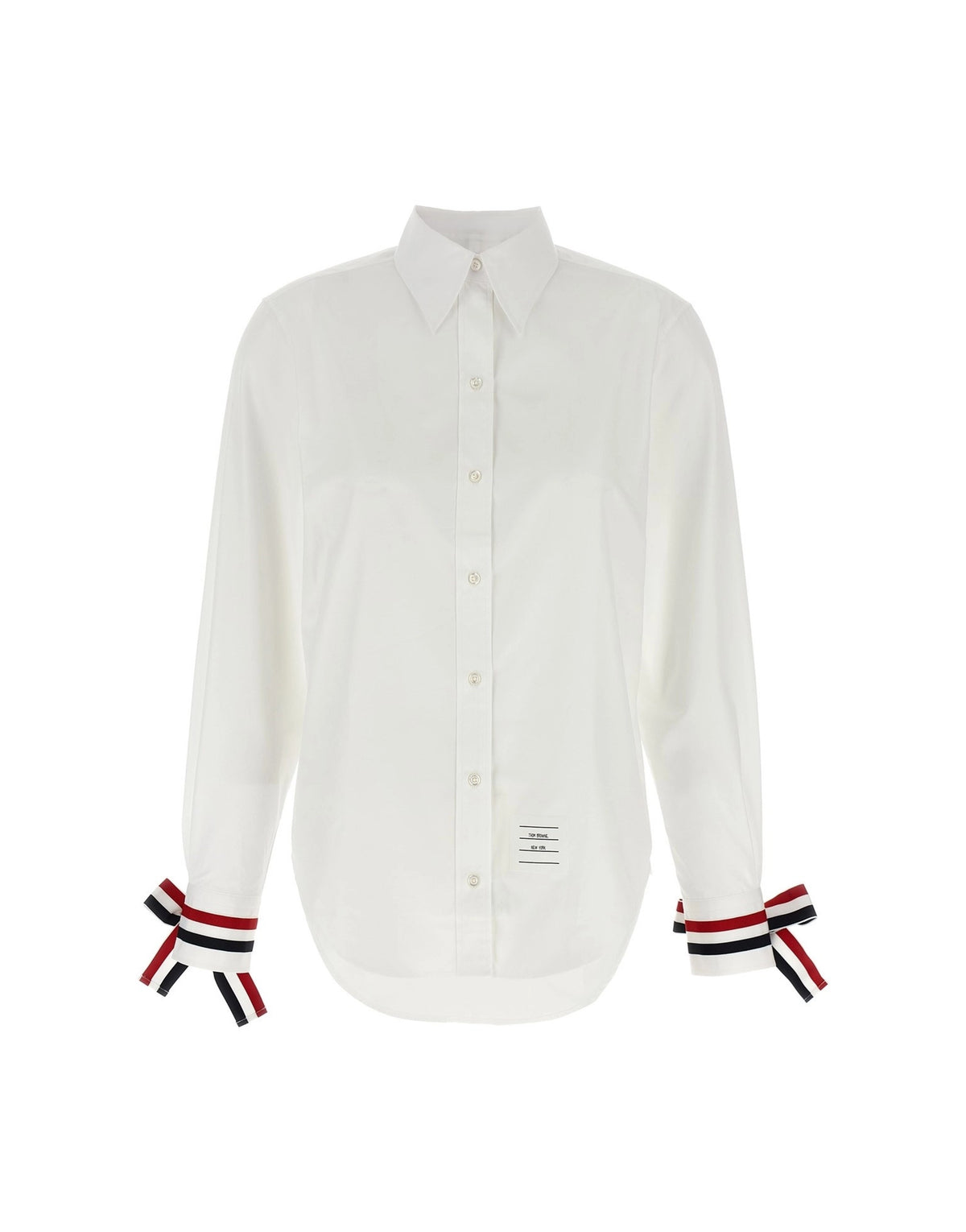Thom Browne Rwb Tape Cuffs Shirt