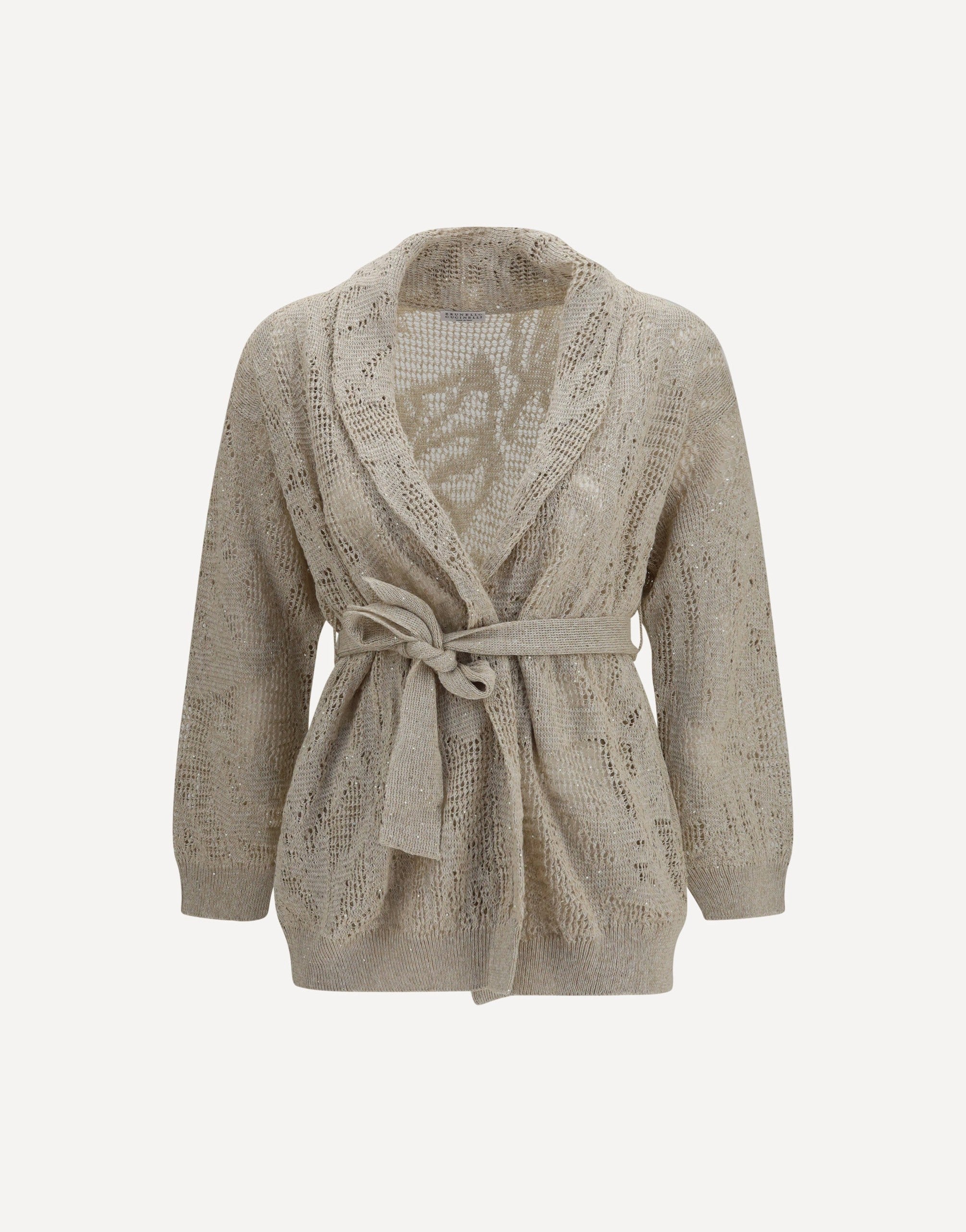 Brunello Cucinelli Cardigan aus Baumwoll-Leinen