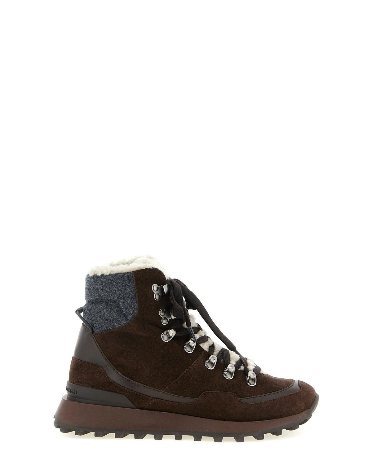Brunello Cucinelli Lace-Up Ankle Boots With Hooks