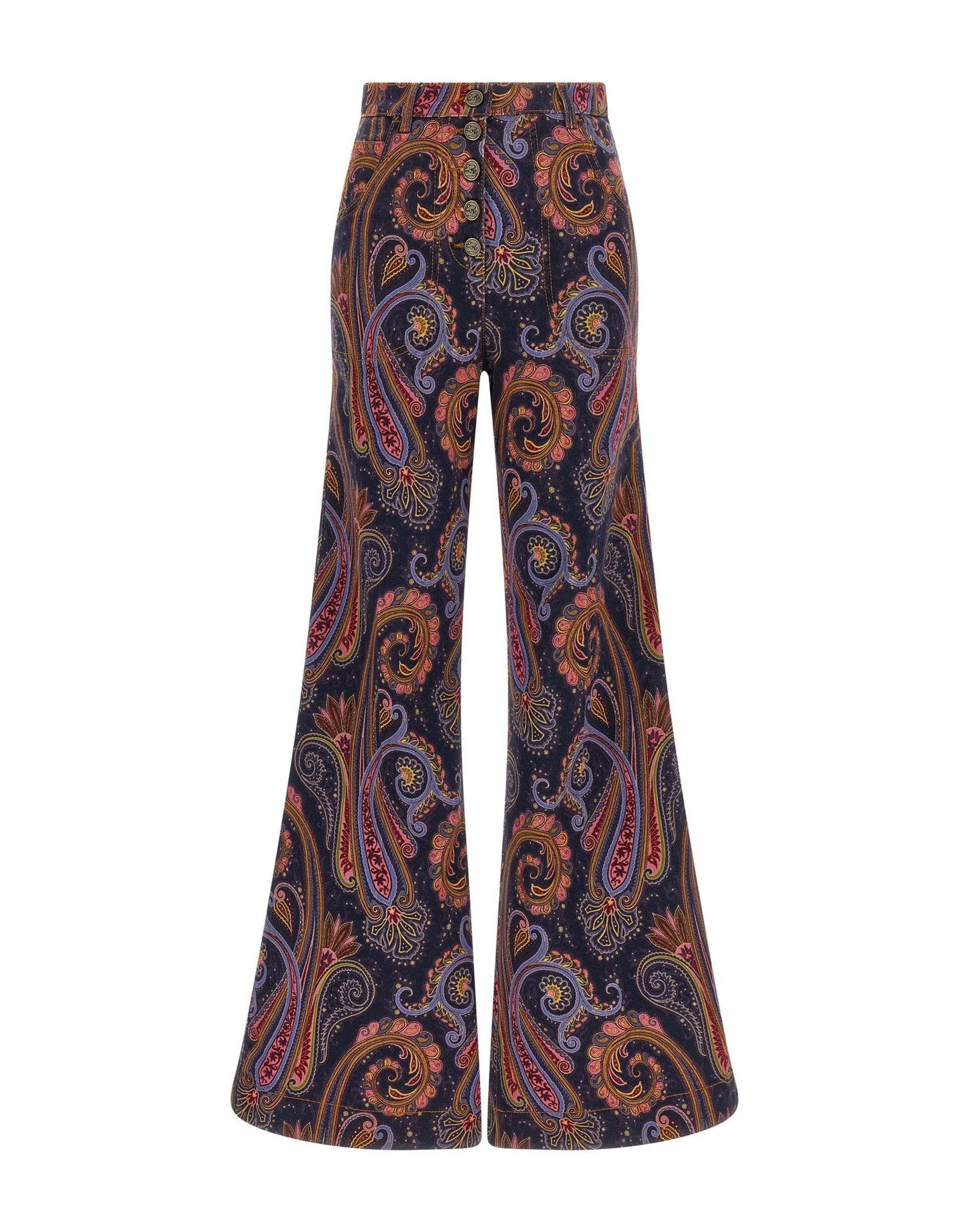 Etro Paisley Flared Jeans