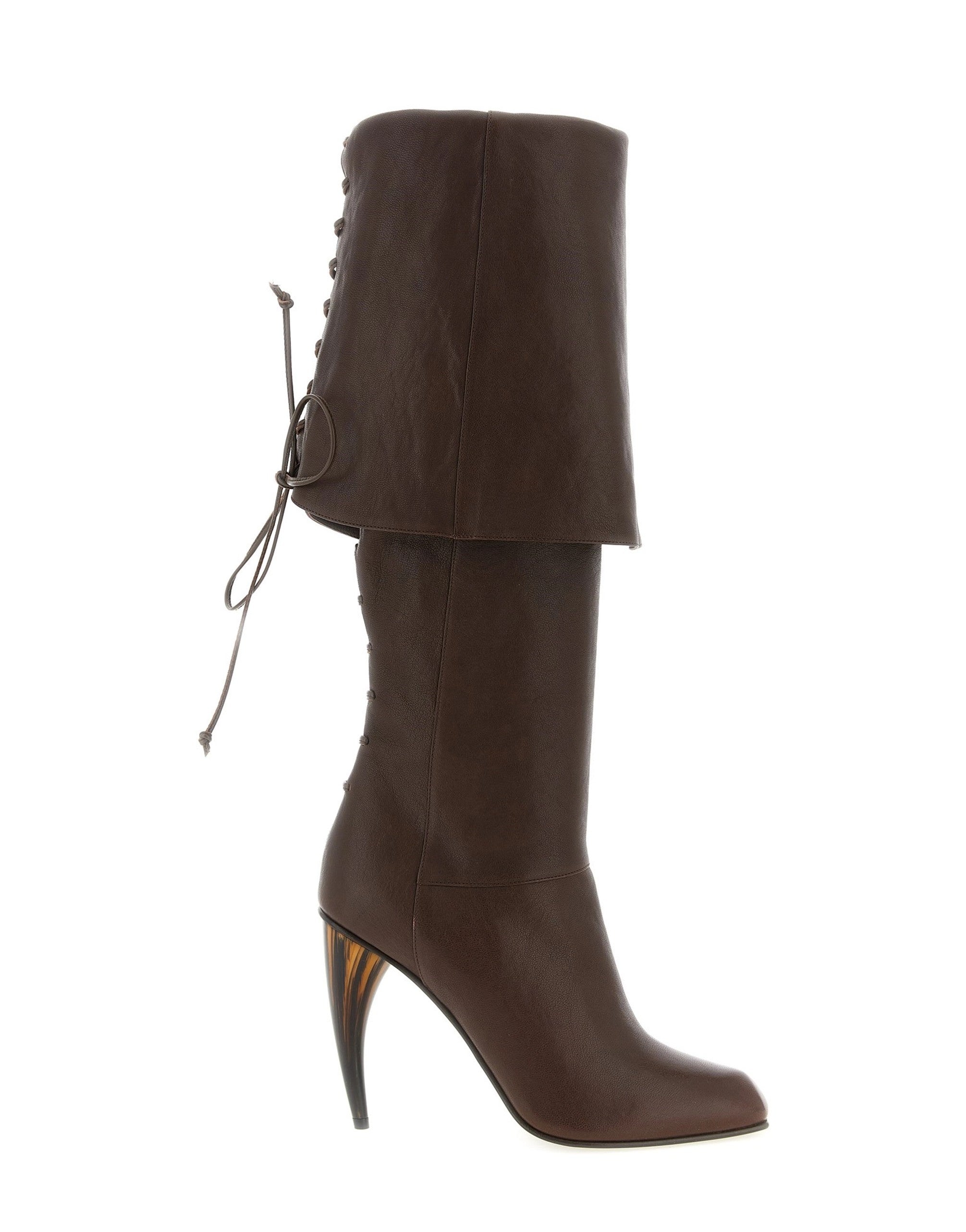 Alexander McQueen Stivali con tacco a corno Alexander McQueen