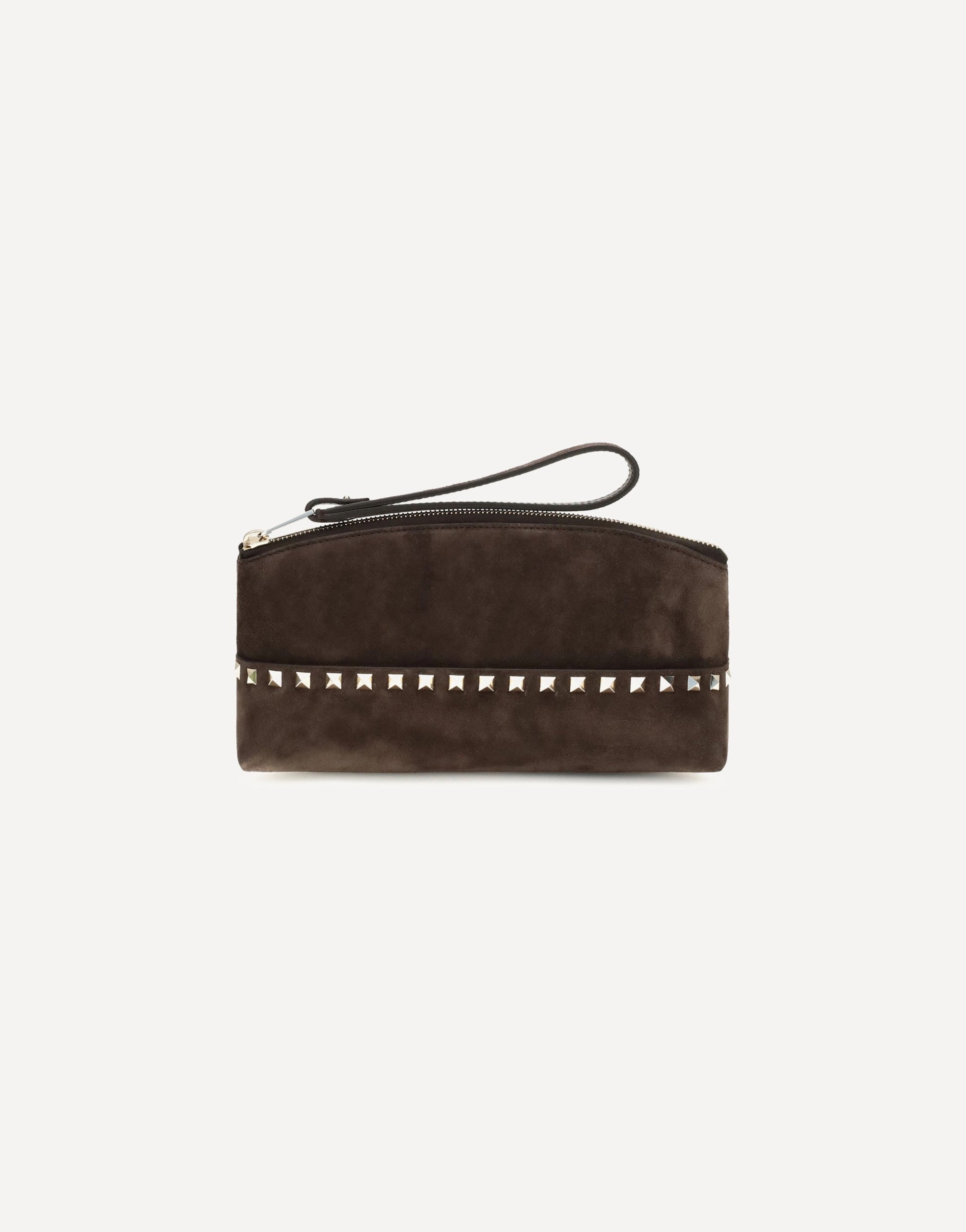 Valentino Garavani Rockstud Suede Pouch
