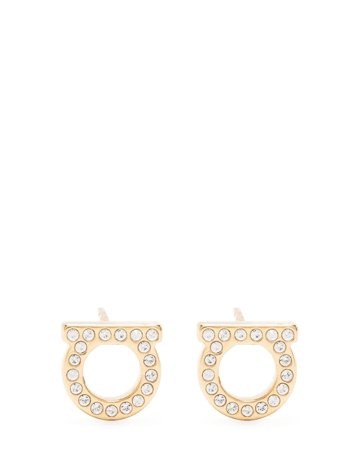 Ferragamo Gancini Crystals Earrings