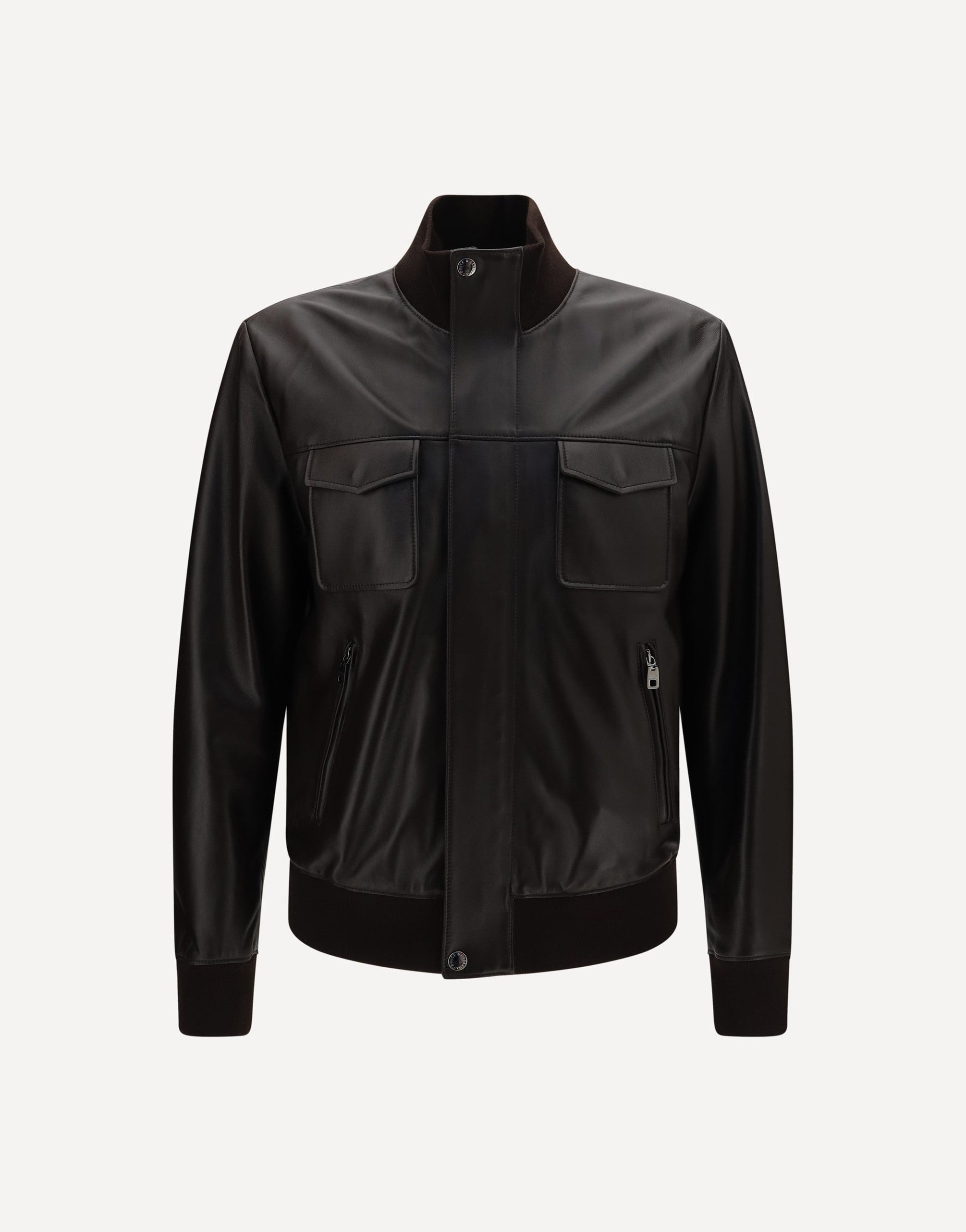 Dolce & Gabbana Lambskin Zip Jacket