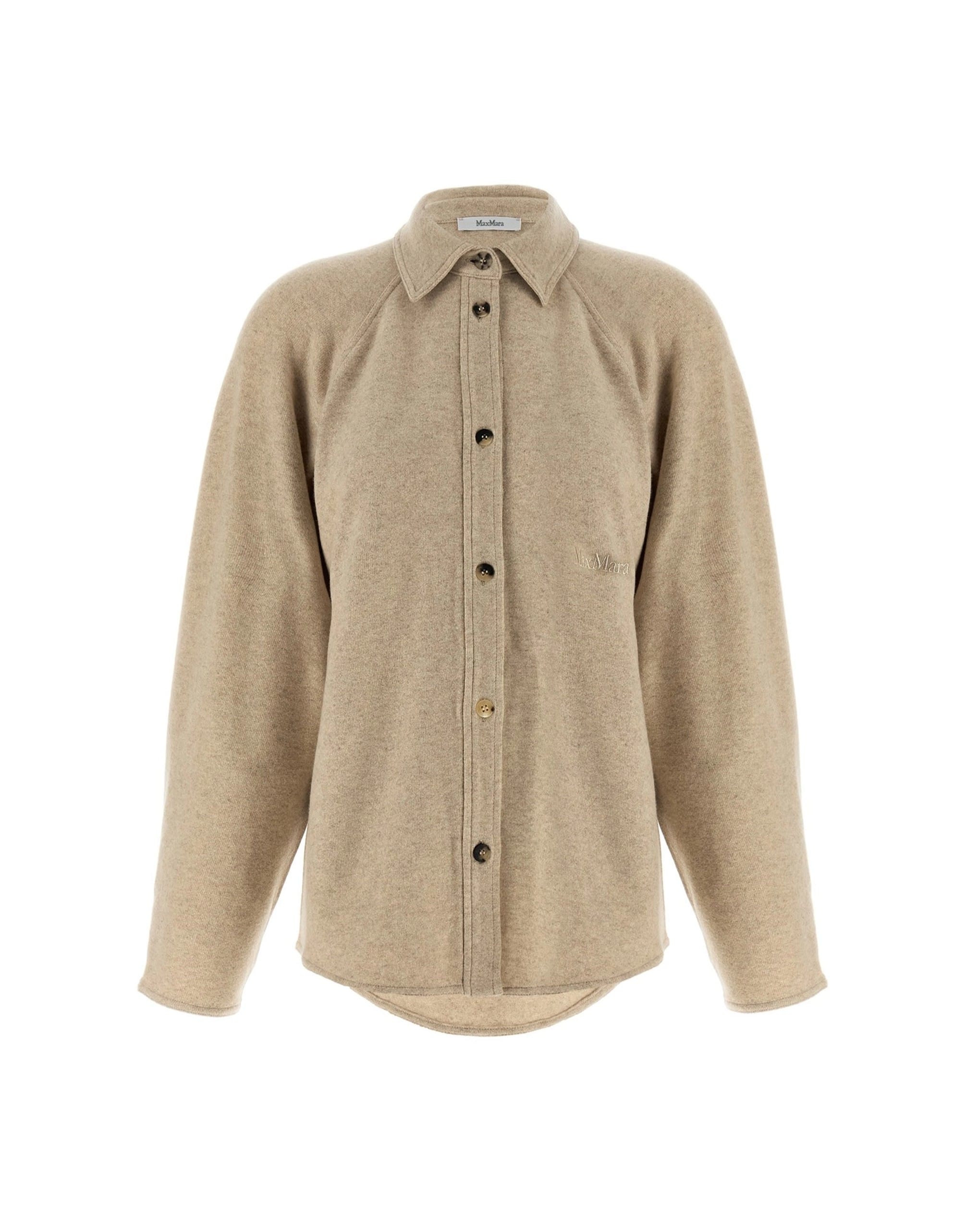 Max Mara Ceci Cashmere Flannel Overshirt