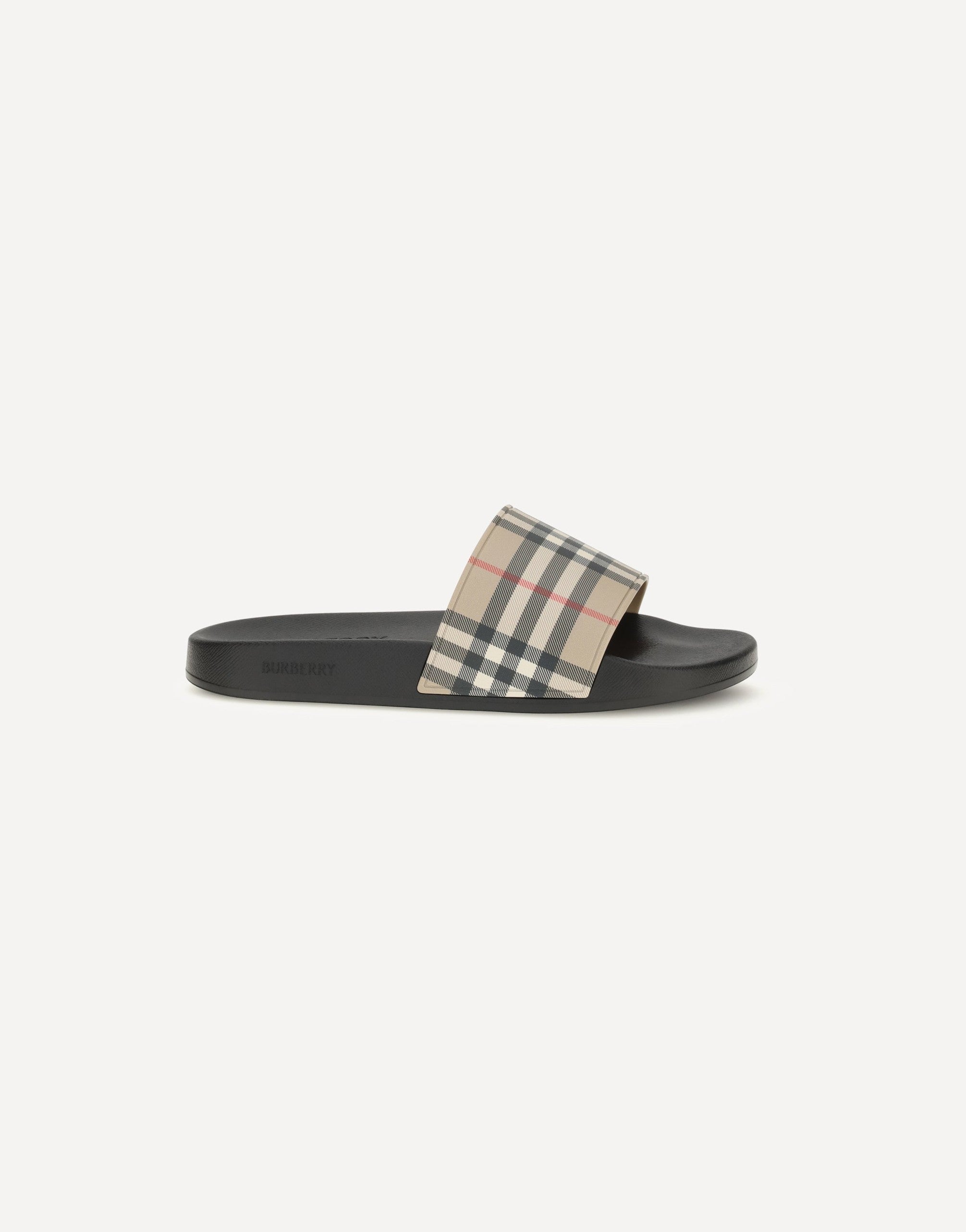 Burberry Check Slides