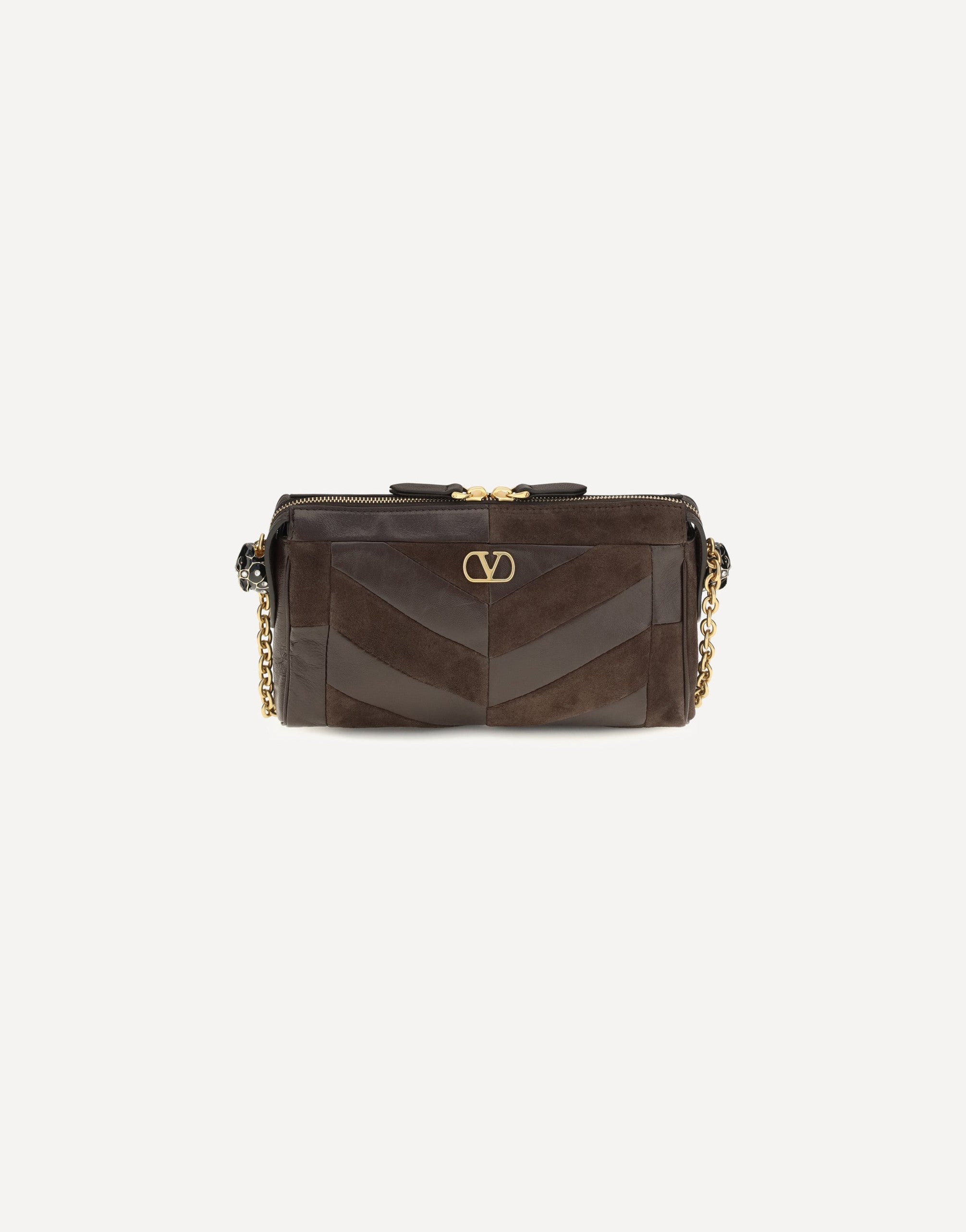 Valentino Garavani Panthea Shoulder Bag Chevron Pattern