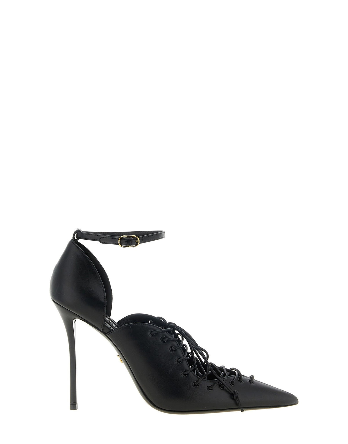 Dolce & Gabbana Leather Lace-Up Pumps
