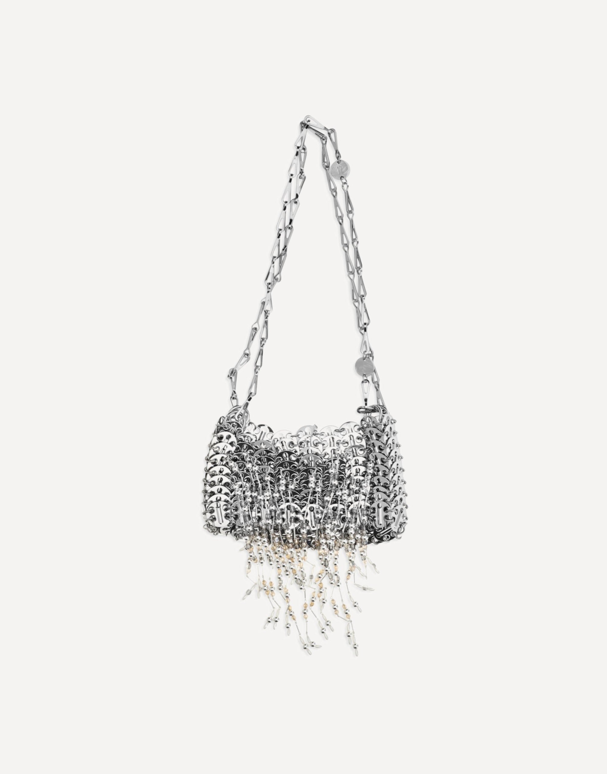 Rabanne Nano 1969 Pearl Fringe Shoulder Bag