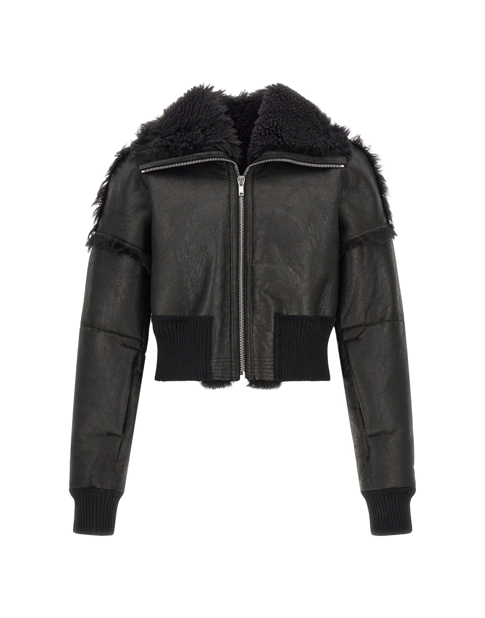 Rick Owens Kurze Flug-Bomberjacke
