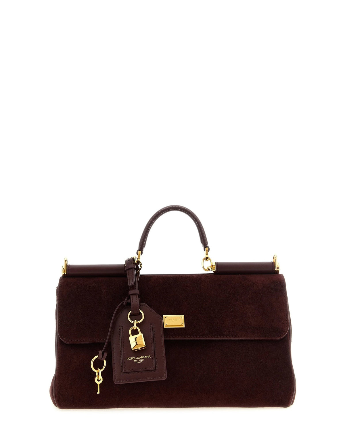 Dolce & Gabbana Medium My Sicily Suede Handbag