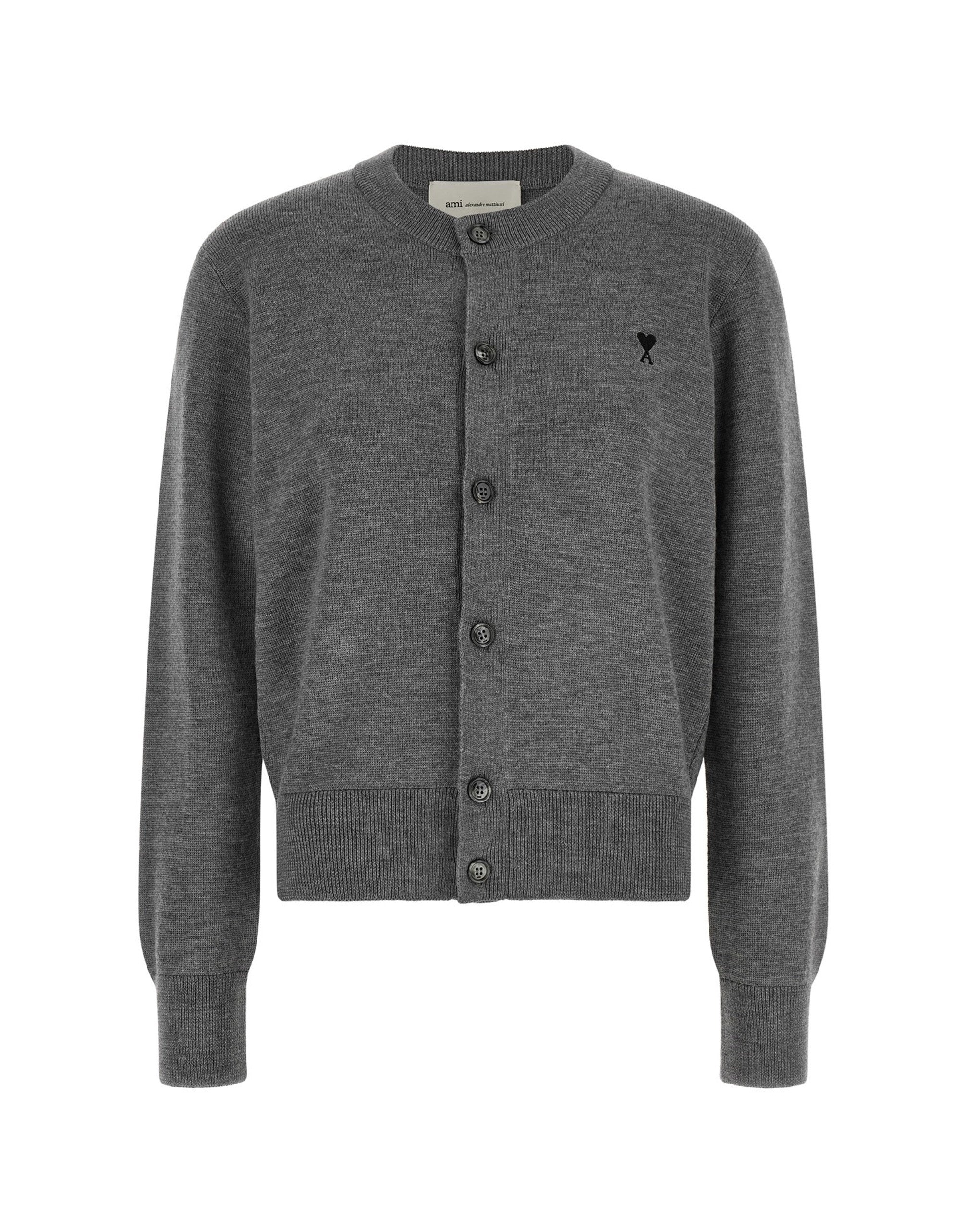 Ami Paris Ami De Coeur Cardigan