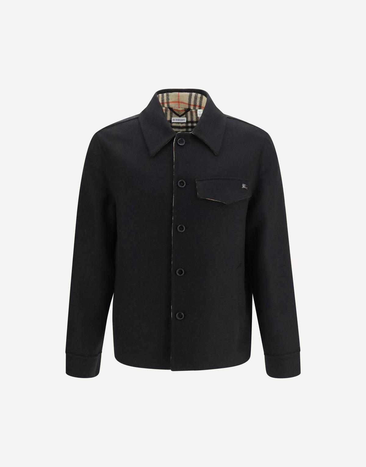 Burberry Herringbone Wool Jacket