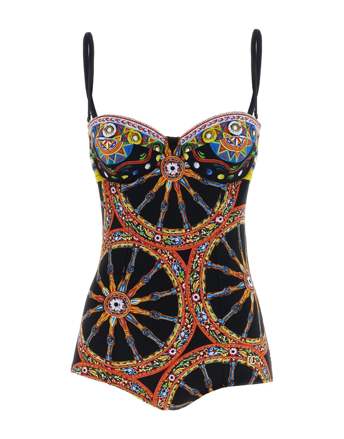 Dolce & Gabbana Carretto One-Piece Swimsuit