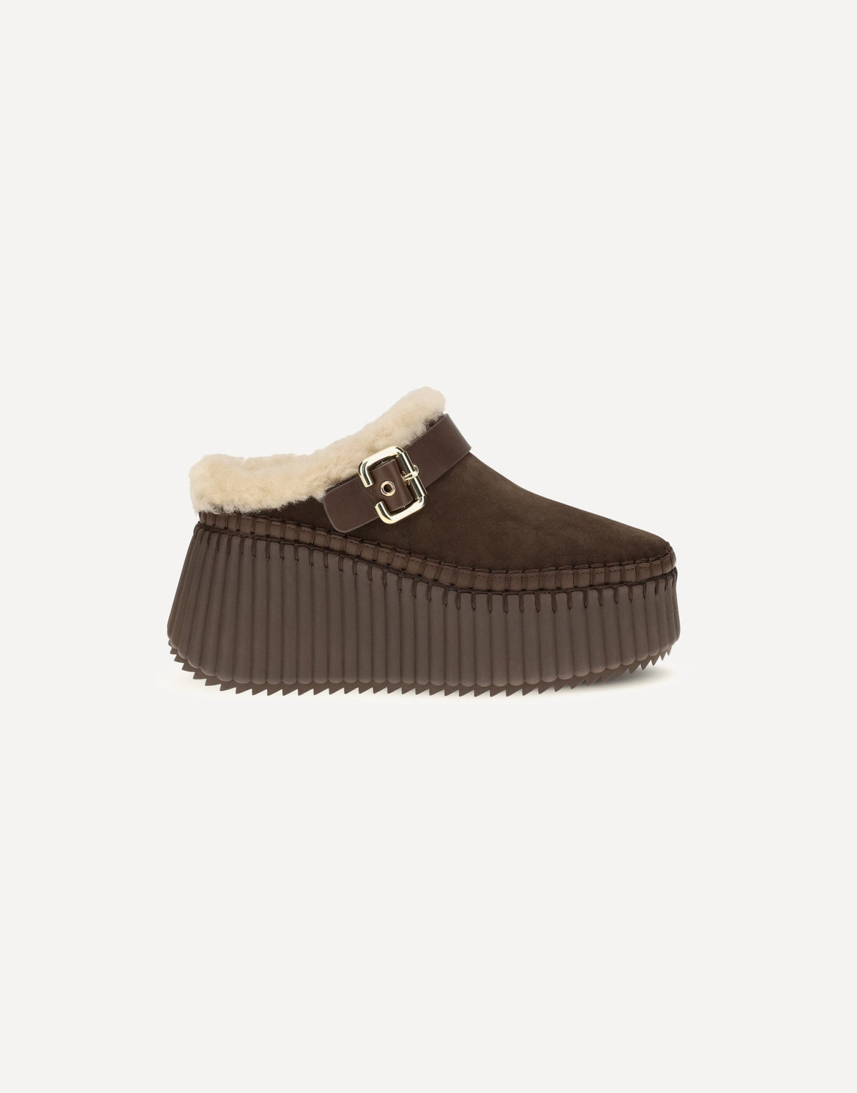 Chloé Nama Wedge Mules