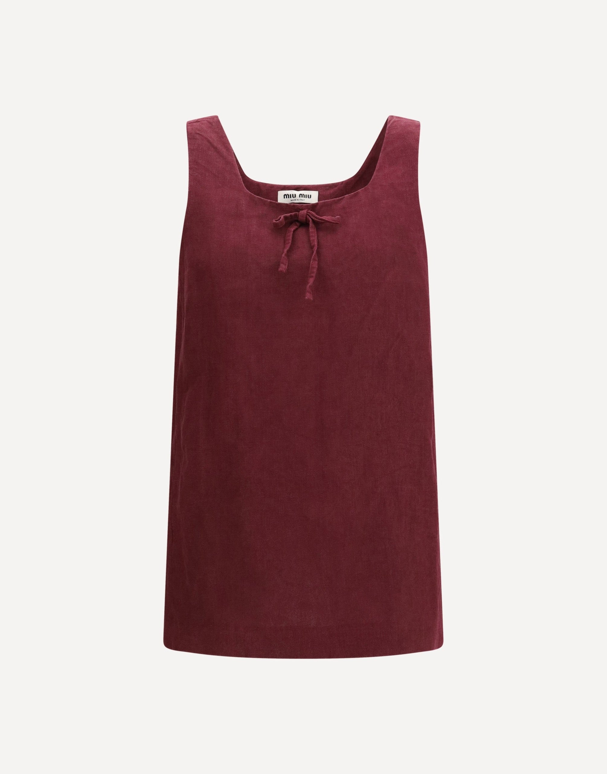 Miu Miu Linen Short Dress