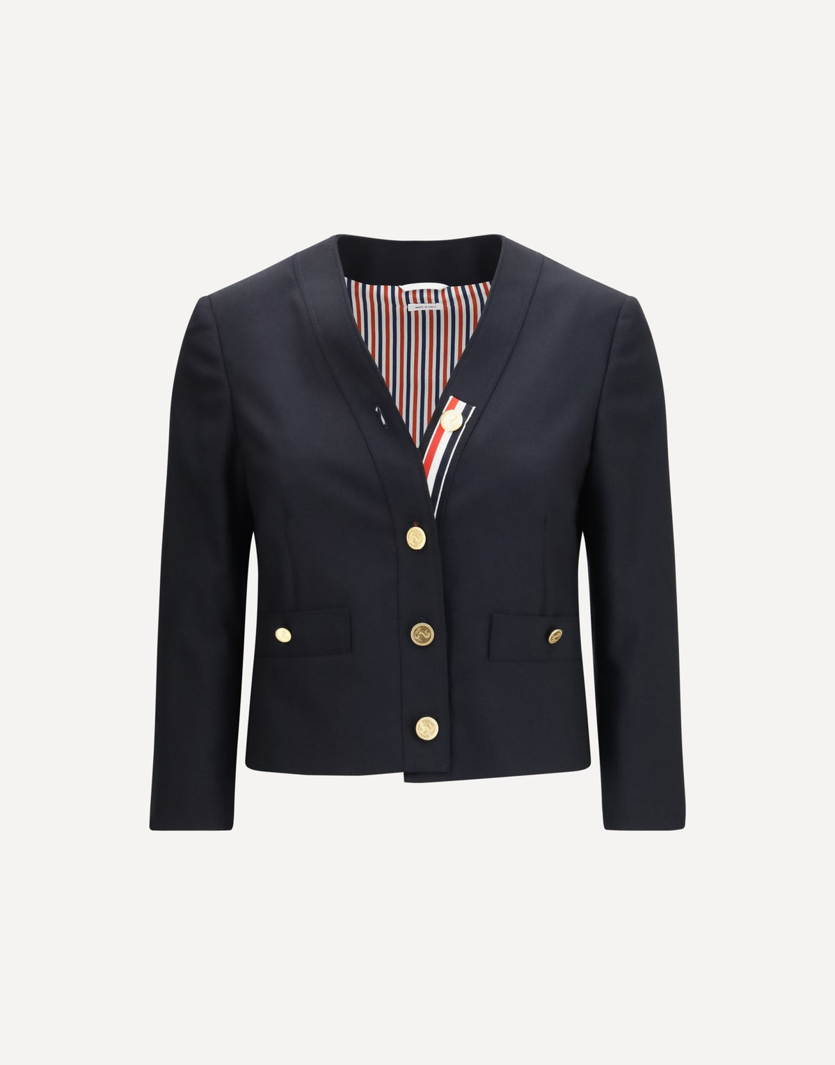 Thom Browne Hopsack Cardigan Jacket
