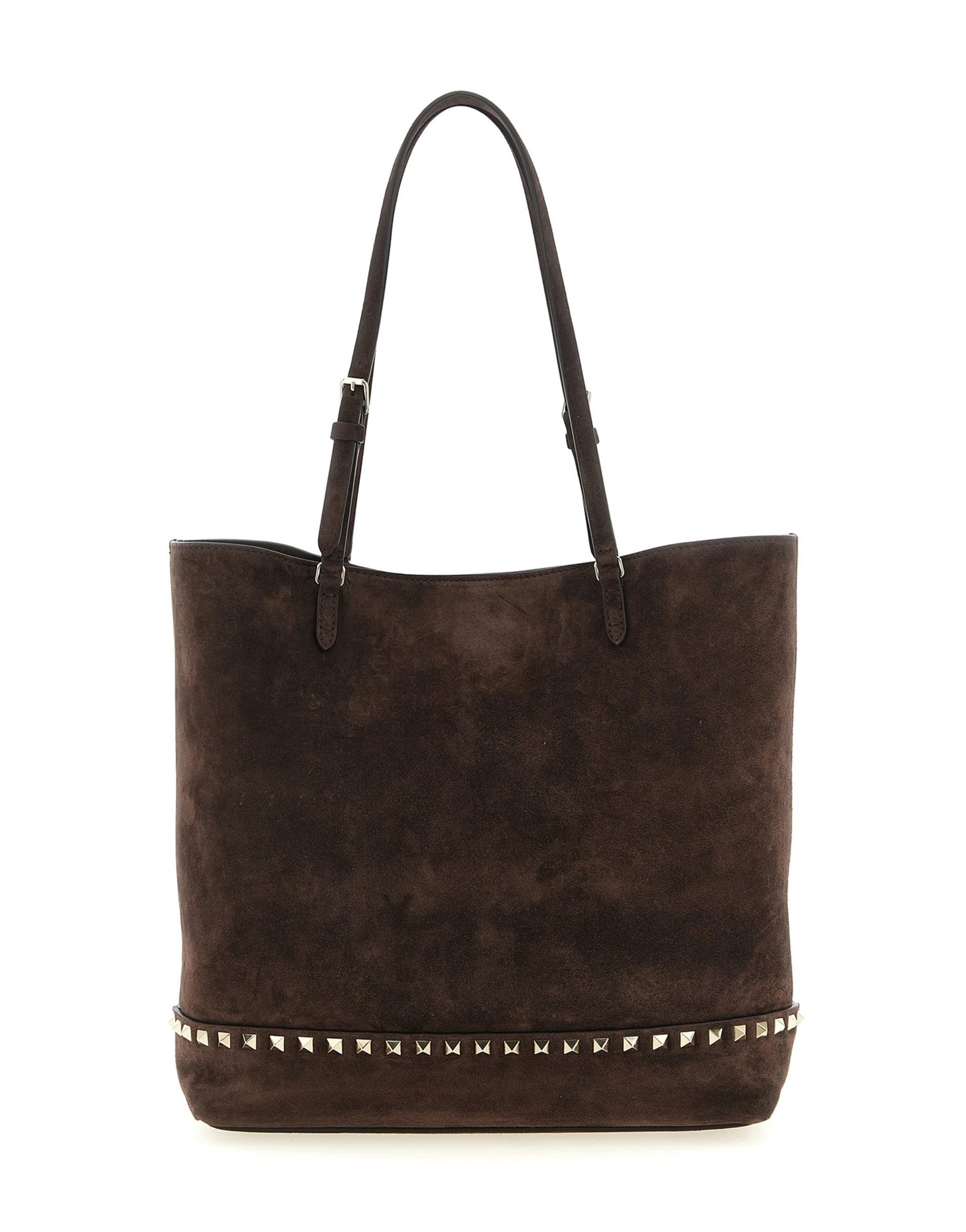 Valentino Garavani Rockstud Medium Suede Shoulder Bag