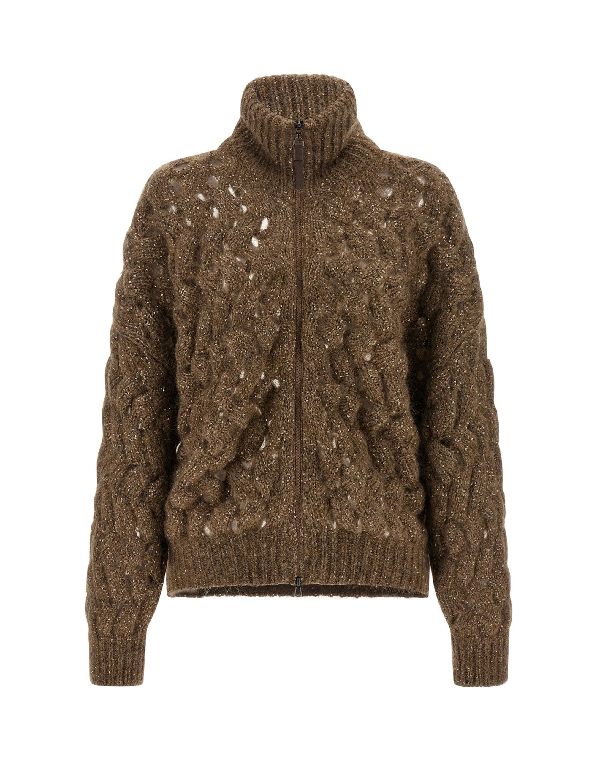 Brunello Cucinelli Dazzling Waves Cardigan