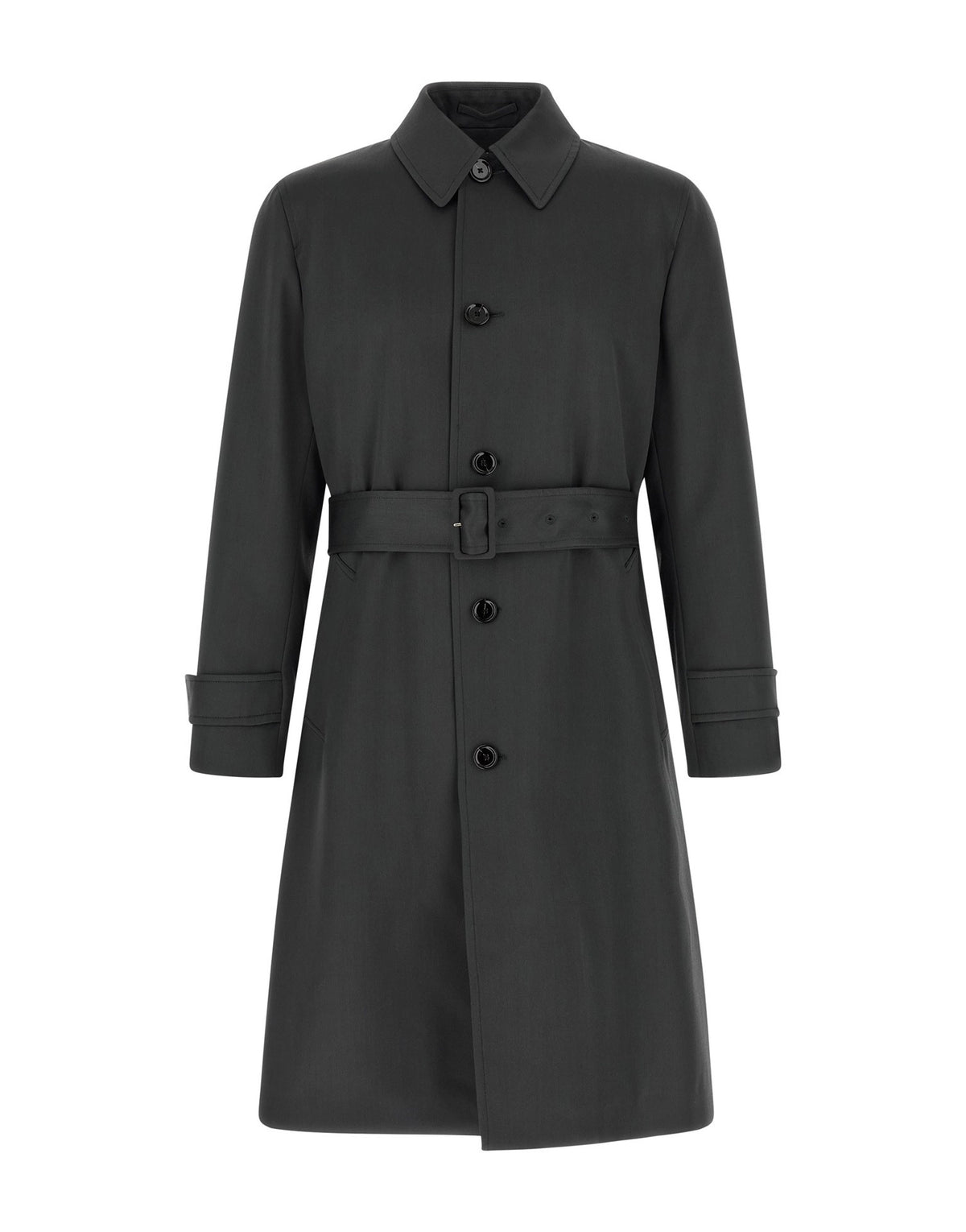 Lardini Virgin Wool Trench Coat