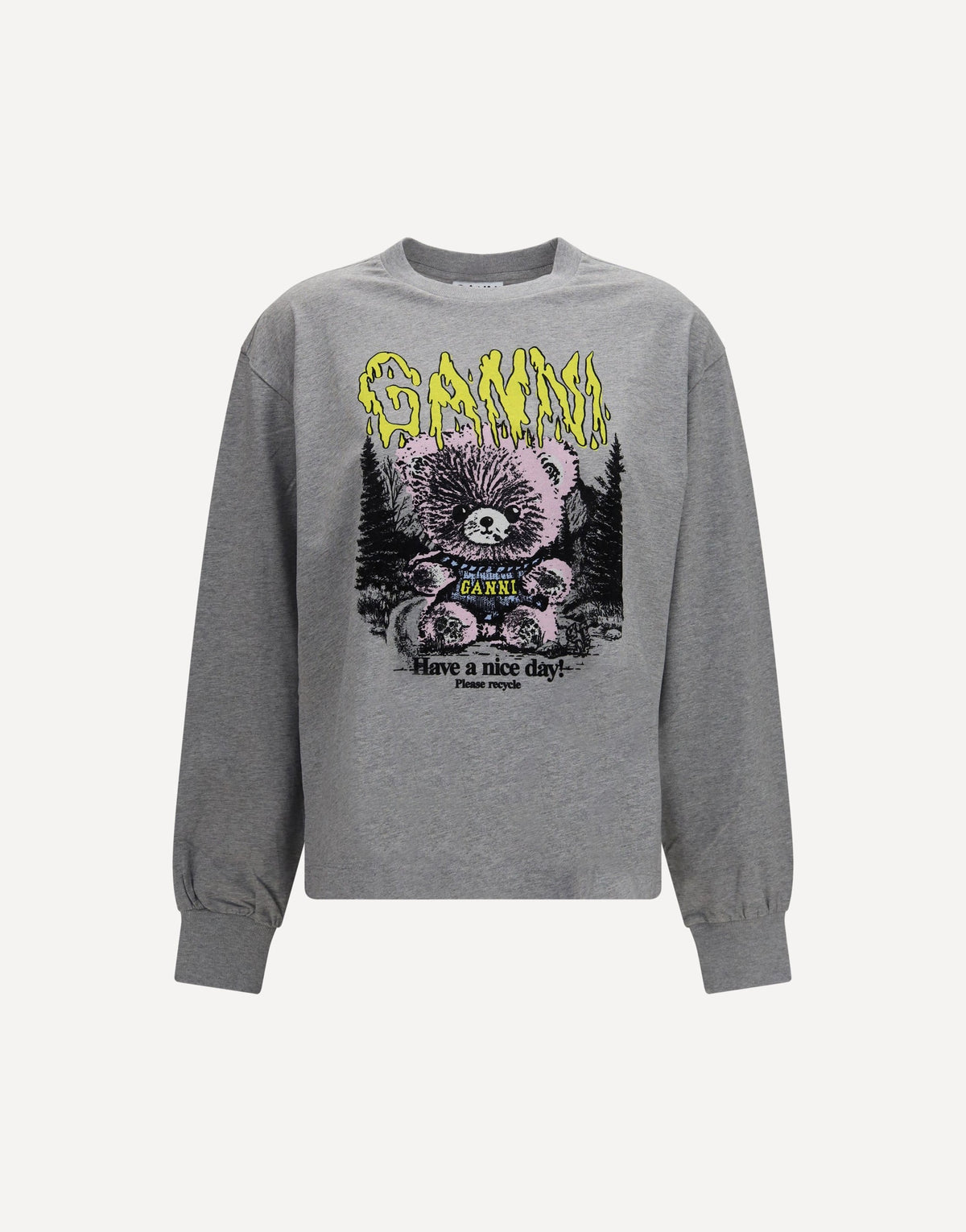 Ganni Isoli Teddy Forest Sweatshirt