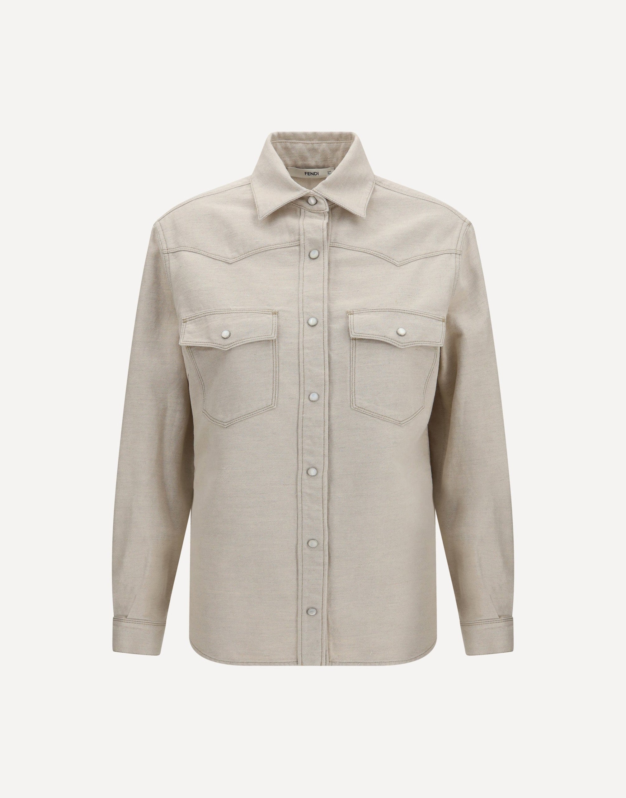 Fendi Selleria Denim Western Shirt