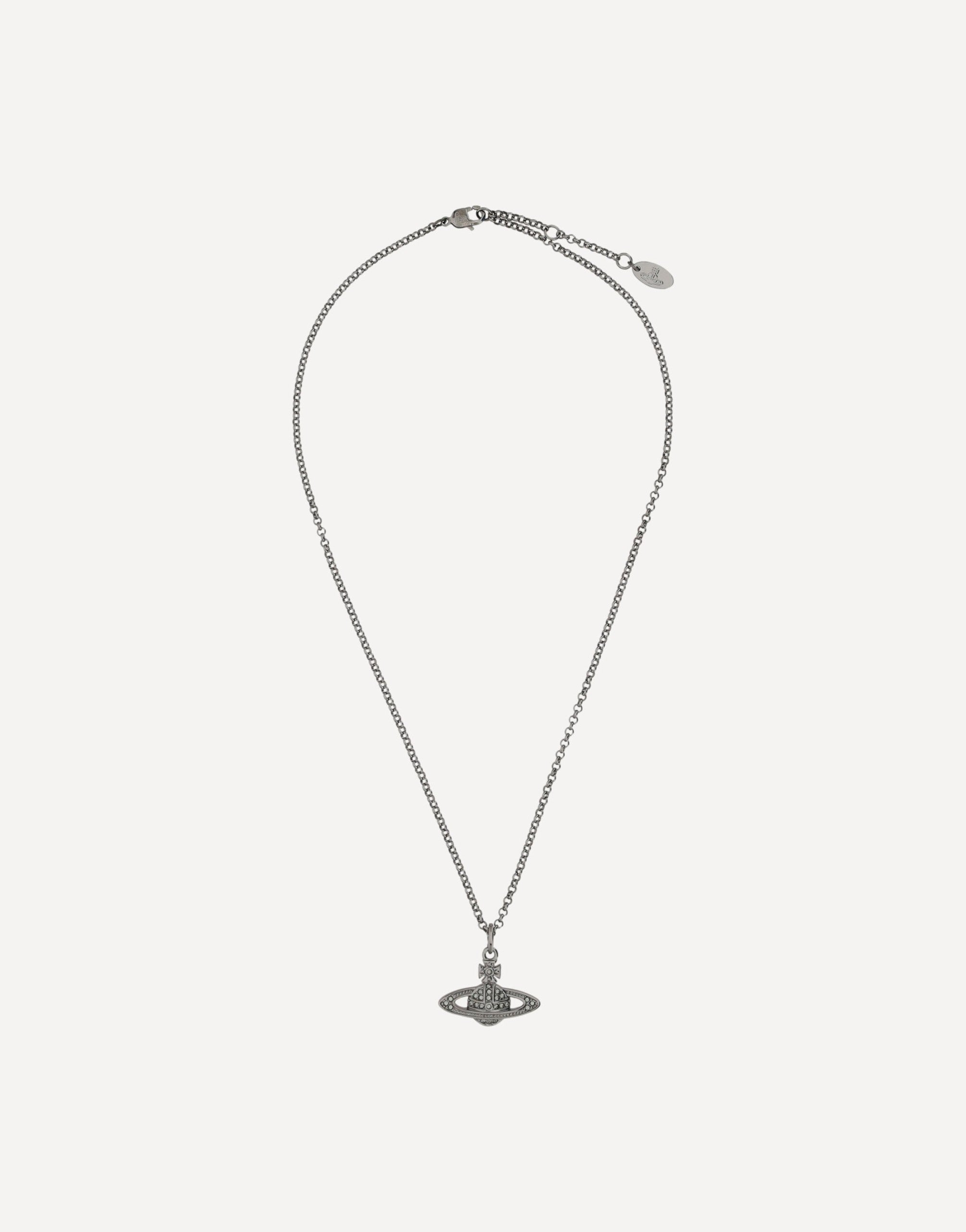 Vivienne Westwood Mini Bas Relief Orb Pendant Necklace