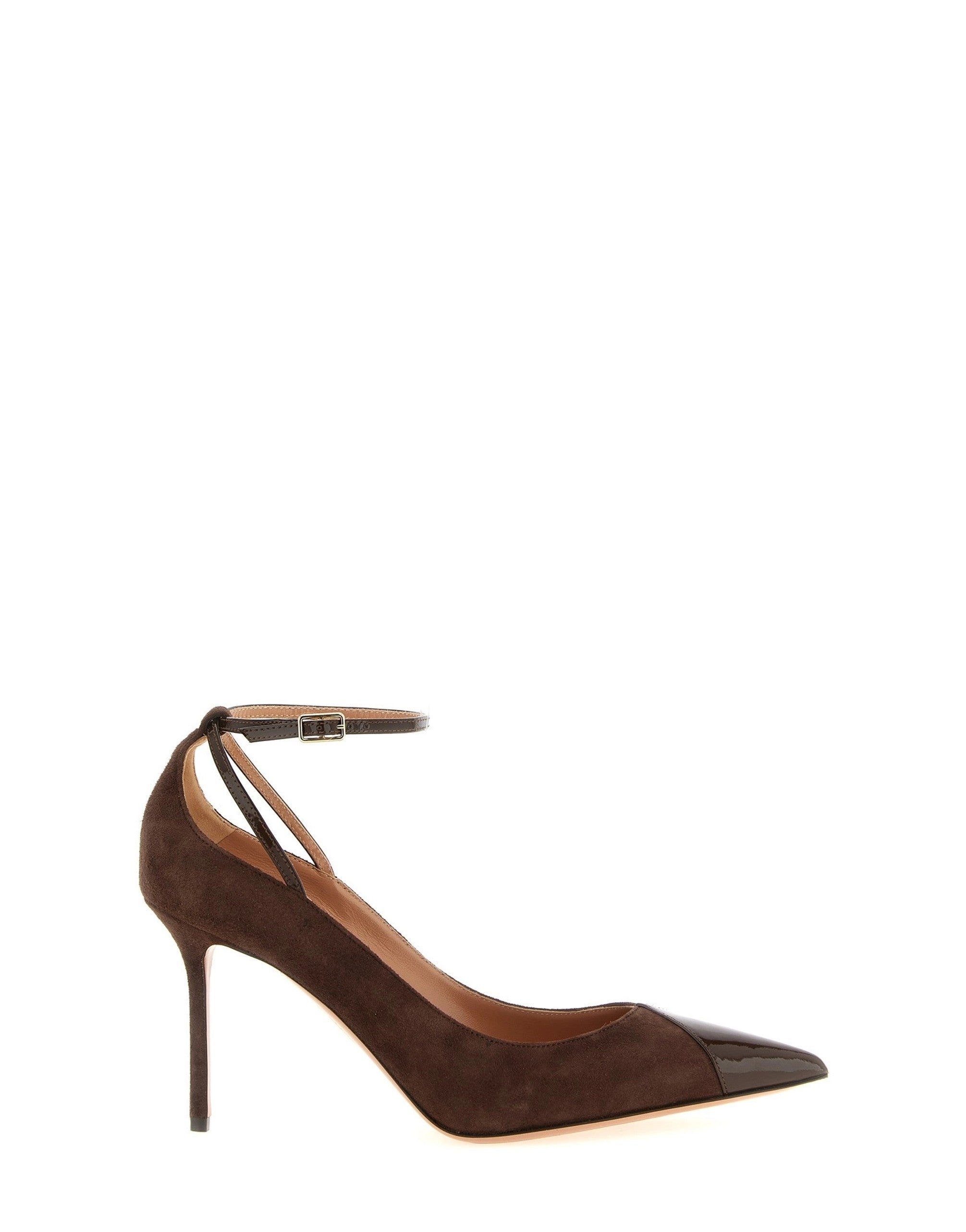 Aquazzura Odysea Suede Patent Pumps