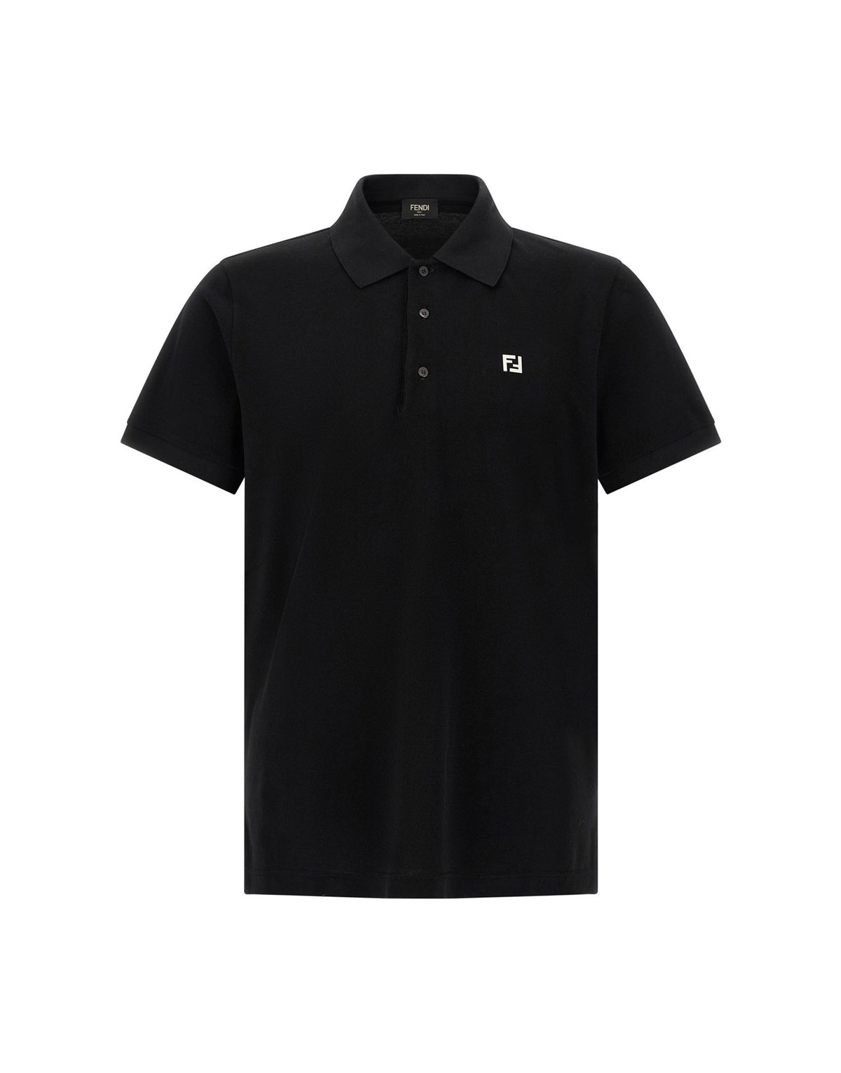 Fendi FF Metallic Logo Polo Shirt
