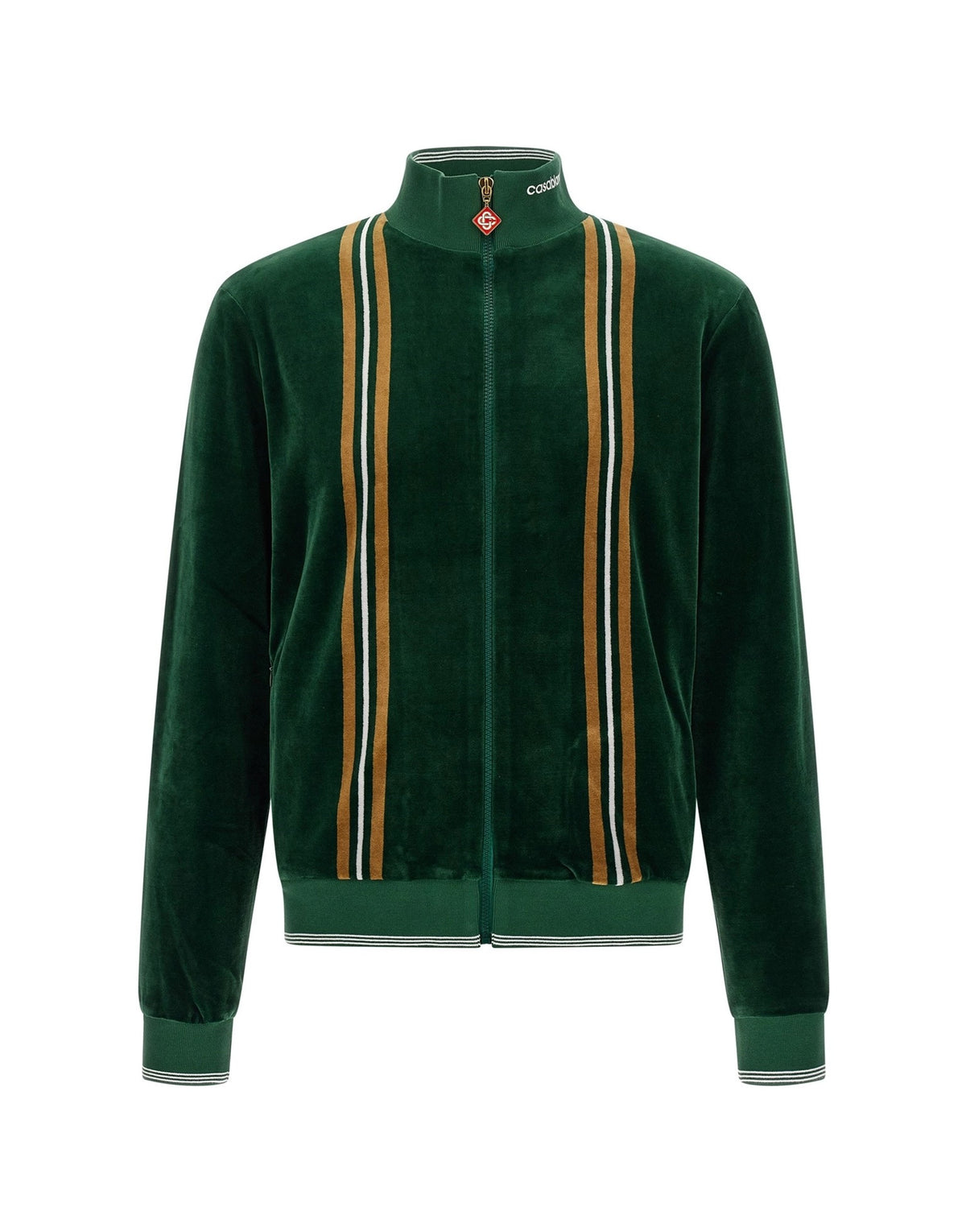 Casablanca Velour Zip Sweatshirt