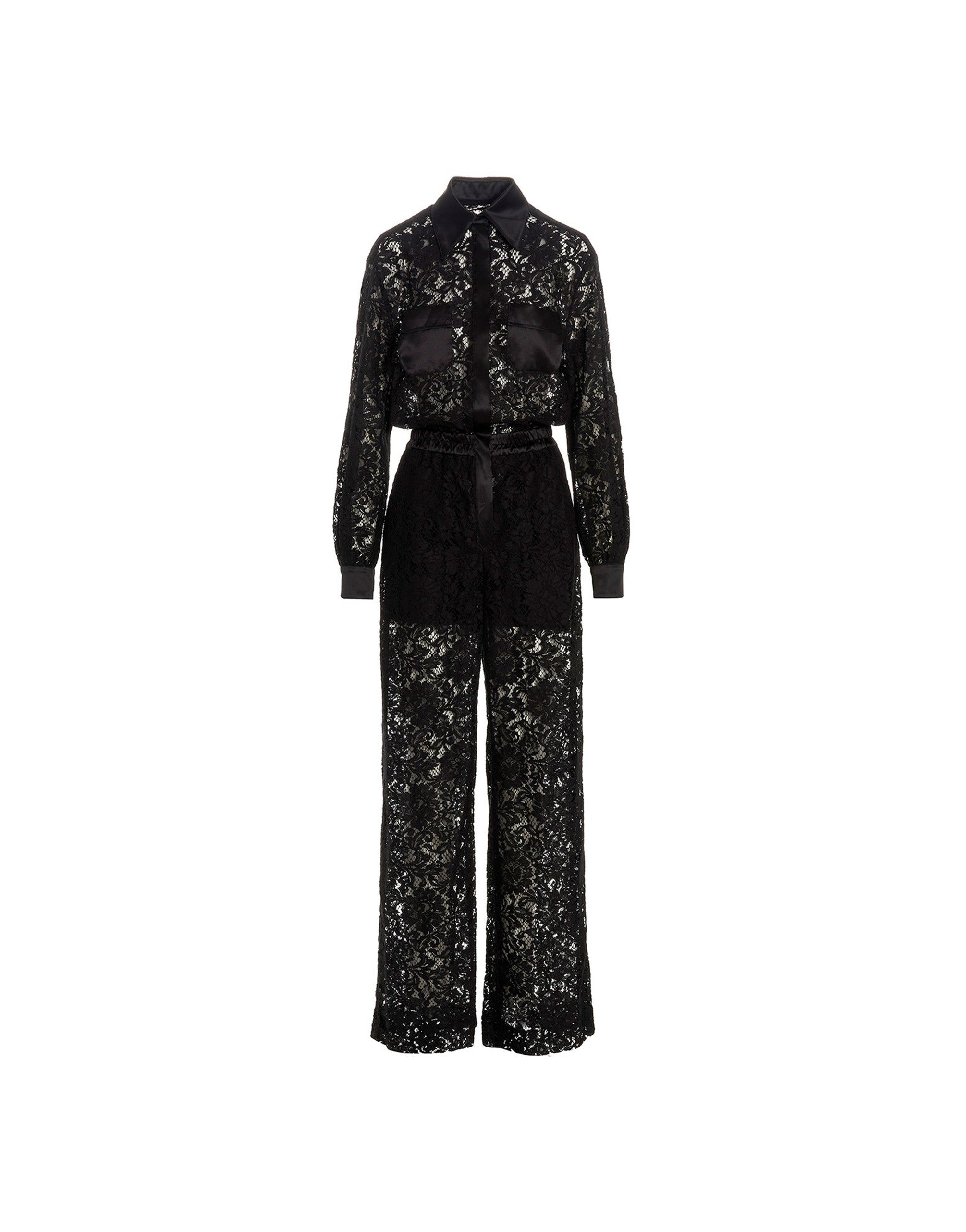 Dolce & Gabbana Cord Lace One-Length Bodysuit