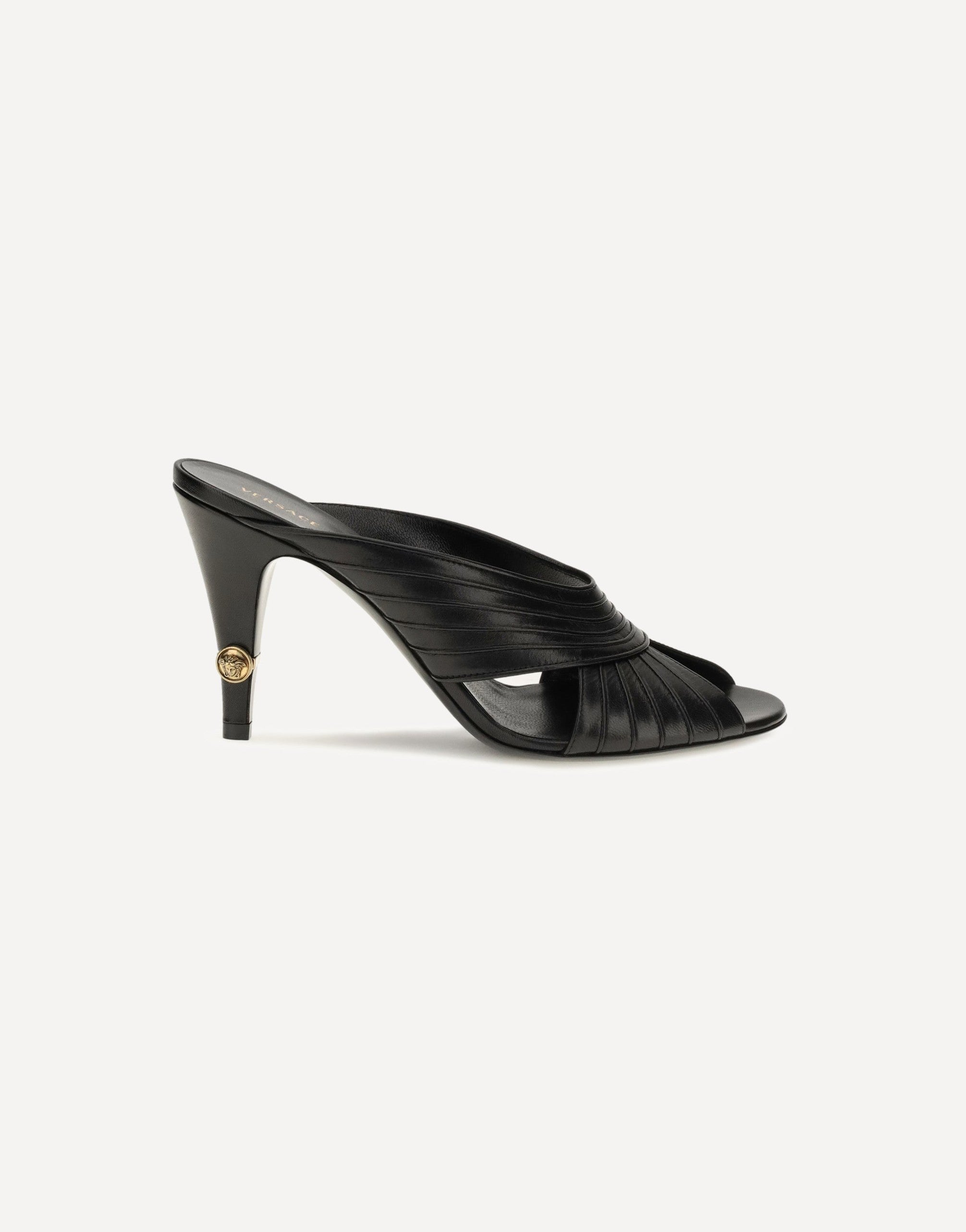 Versace Gianni Nappa Leather Mules