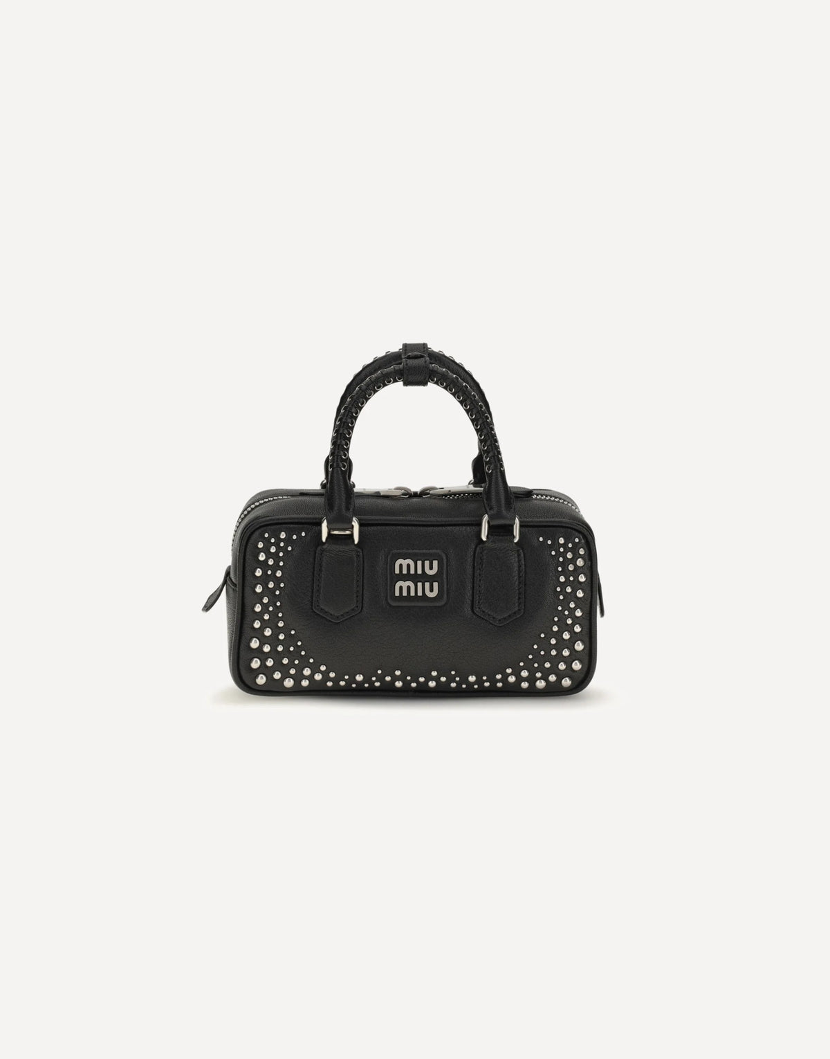 Miu Miu Arcadie Studded Leather Handbag
