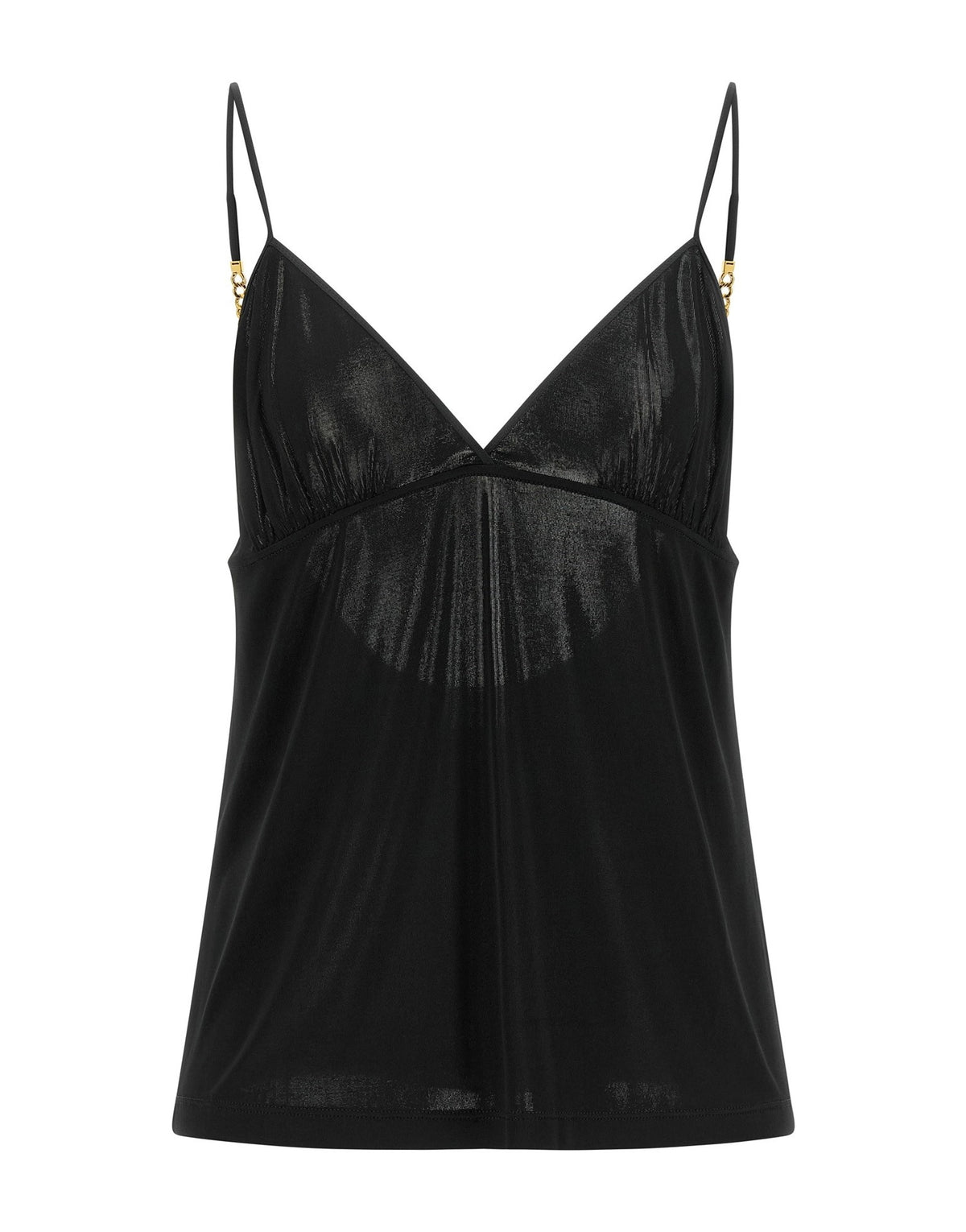 Saint Laurent Blusa Cassandre Chain