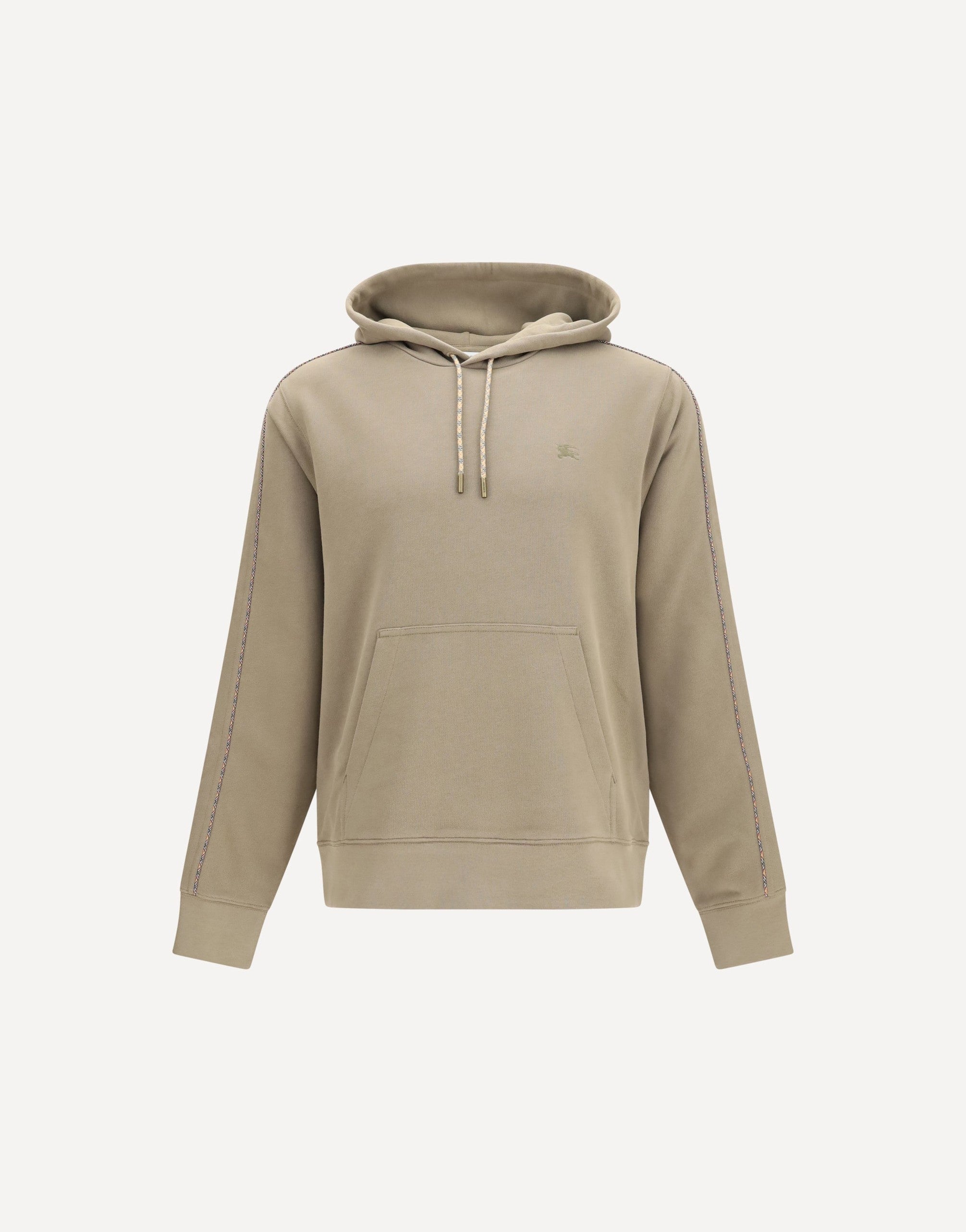 Burberry худи в клетку со шнурками