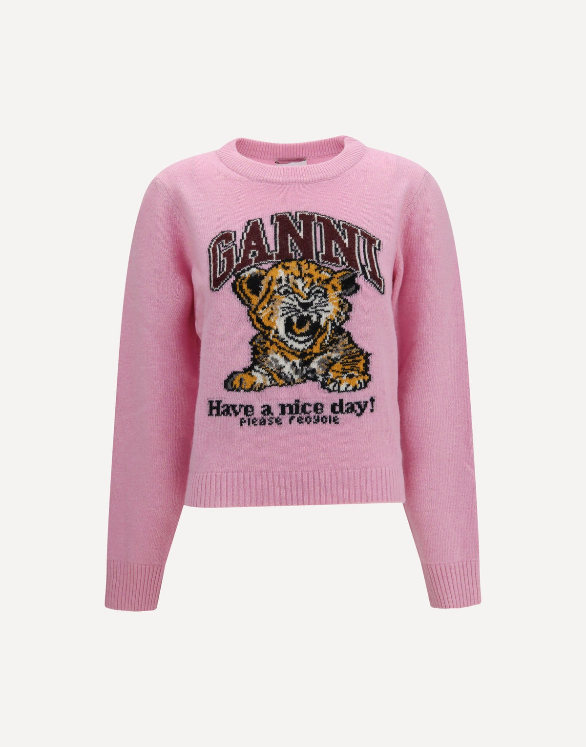 Ganni Wool Graphic Sweater