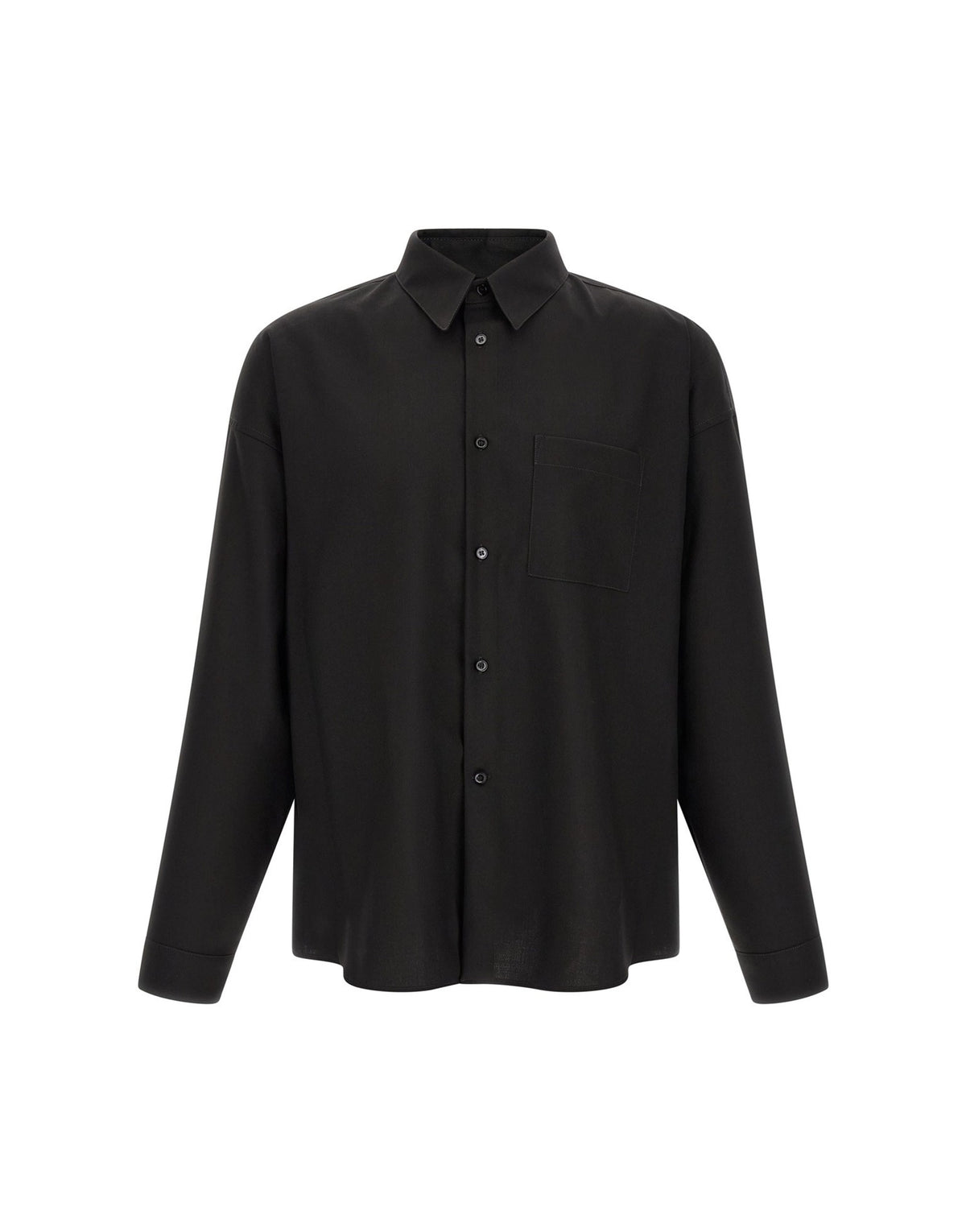Marni Virgin Wool Shirt With Pocket
