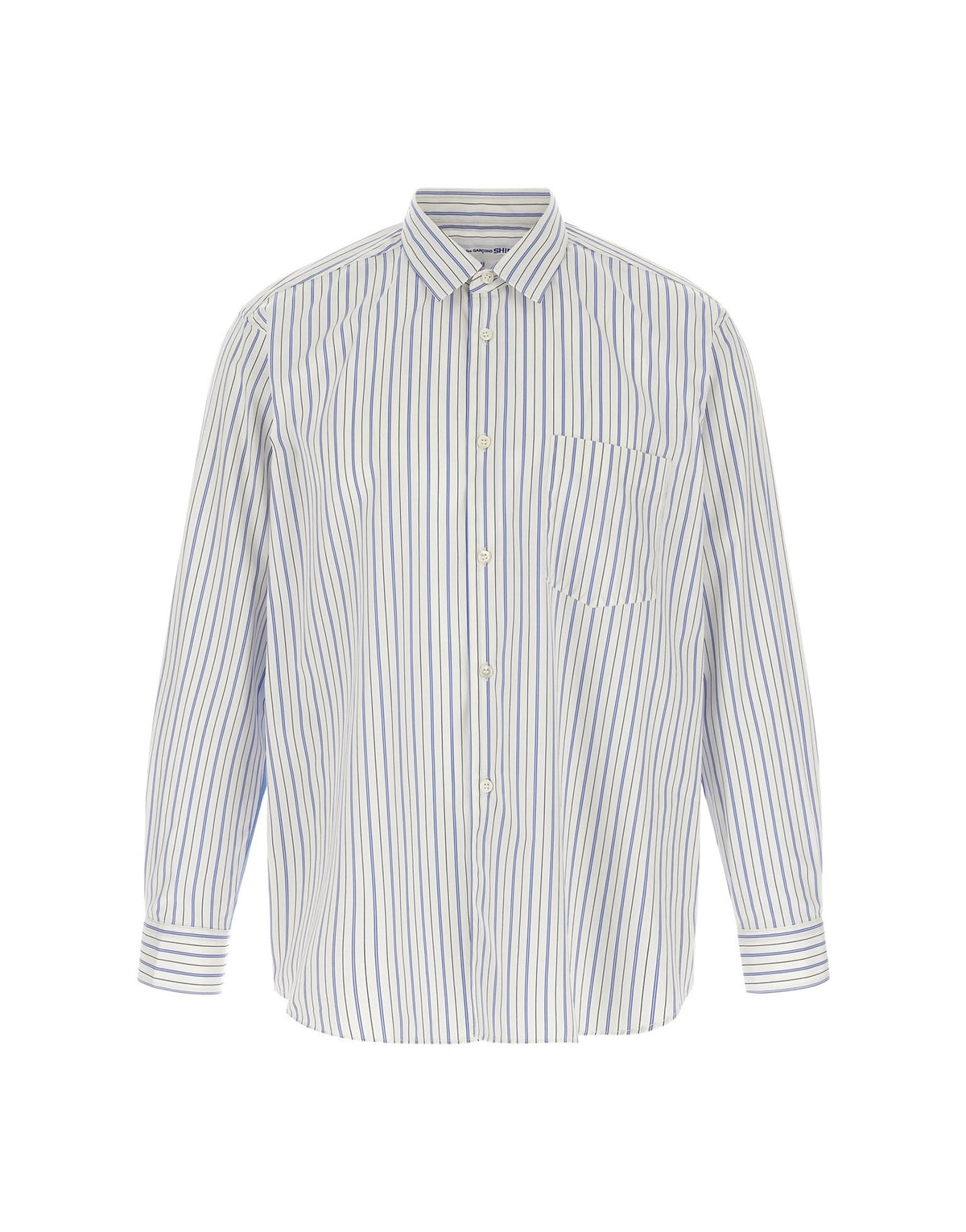 Comme Des Garçons Solid Color Insert Shirt