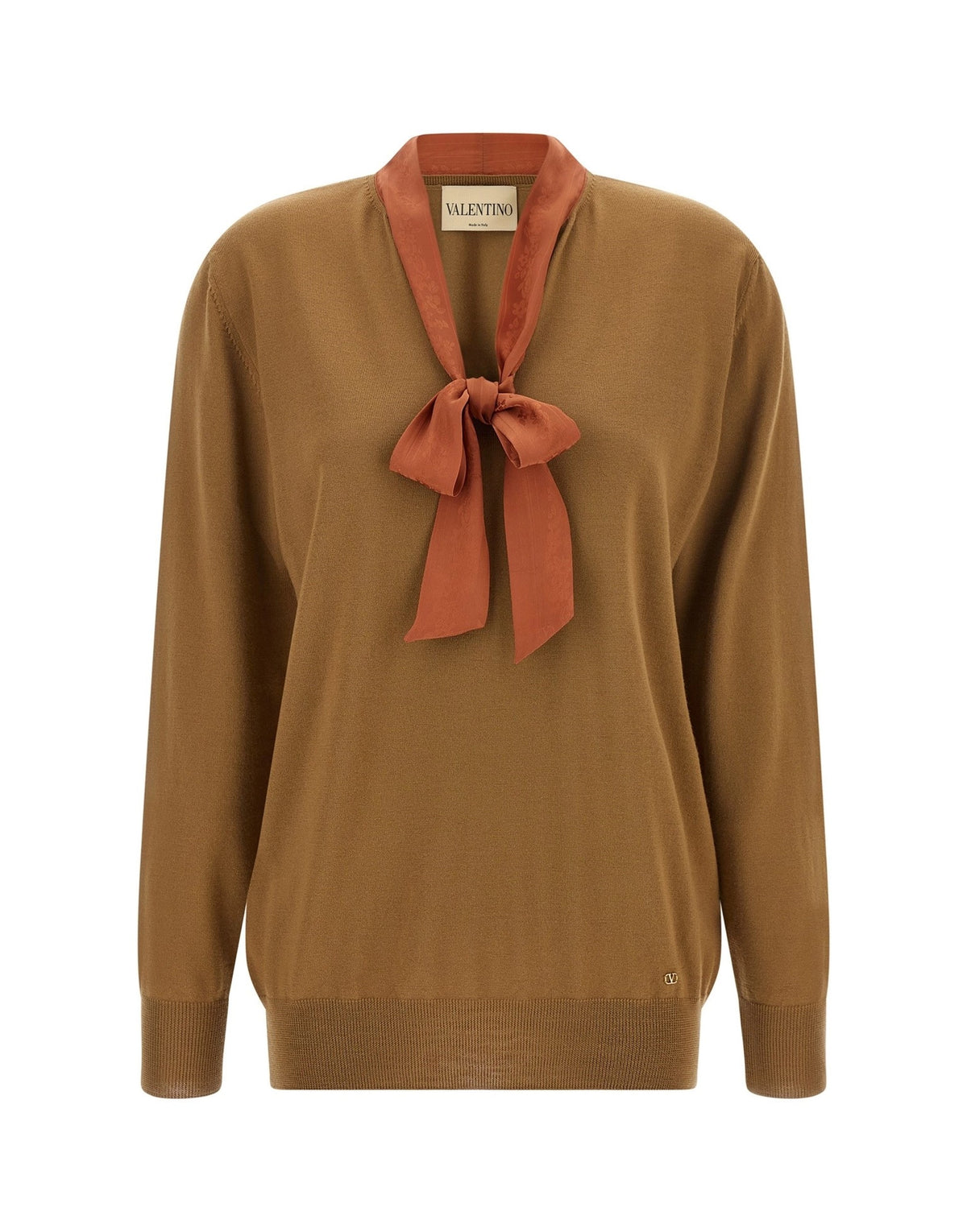 Valentino Garavani Lavallière Collar Sweater