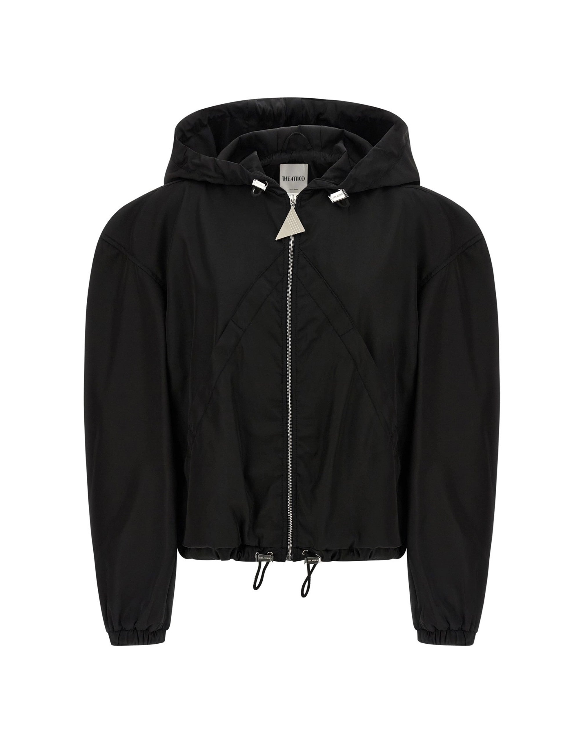 The Attico Maxi Hood Bomber Jacket