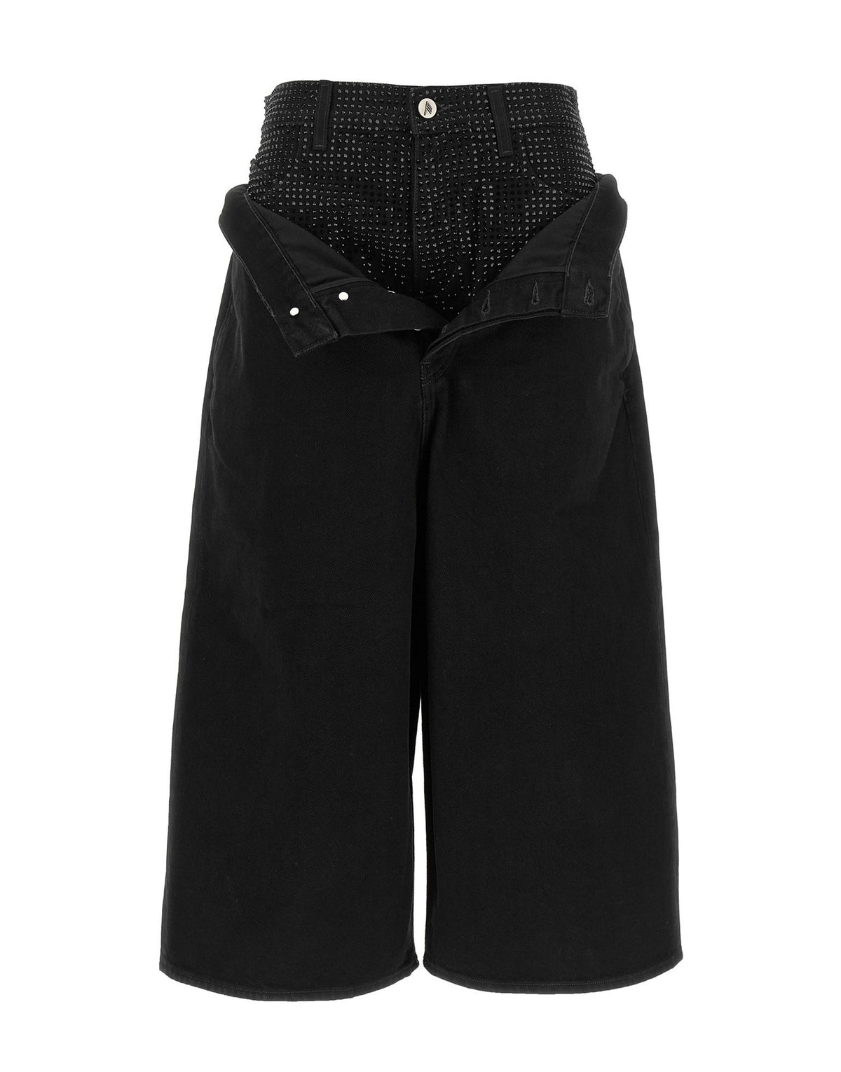 The Attico Crystal Insert Jeans
