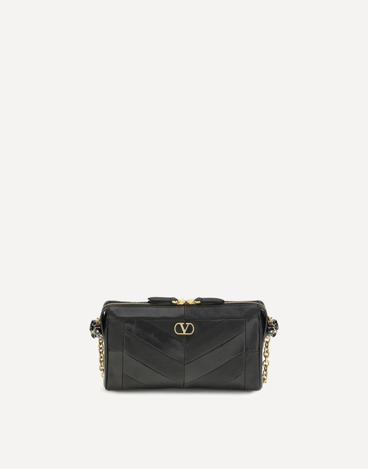 Valentino Garavani Small Panthea Chevron Shoulder Bag