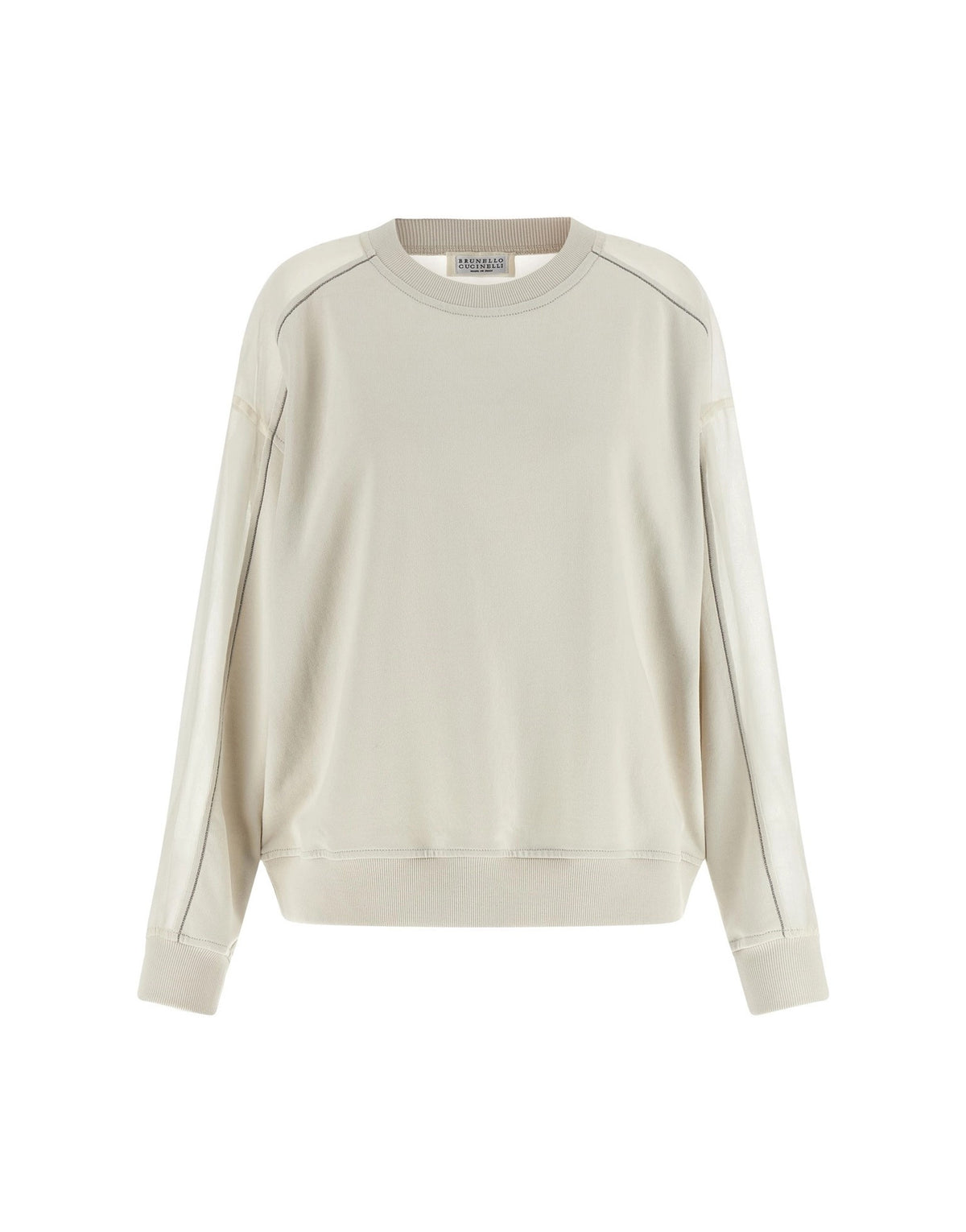 Brunello Cucinelli Organza Monile Sweatshirt
