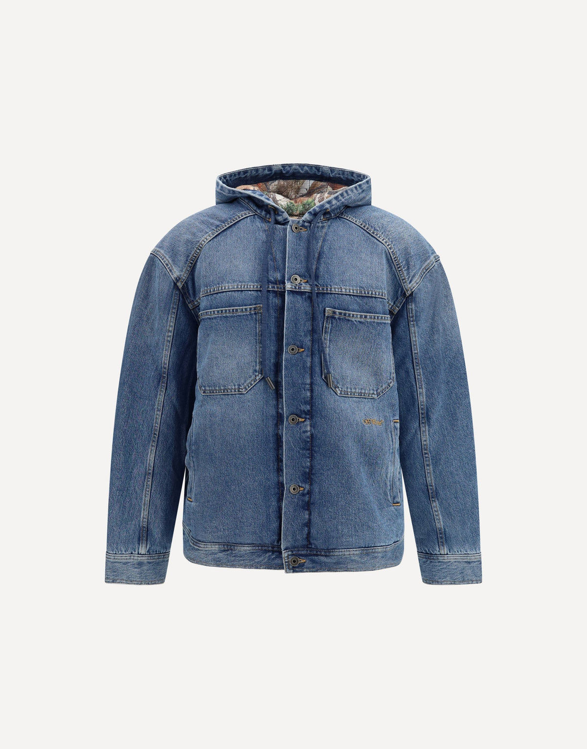 Off-White Bookish Padded Denim Jacket